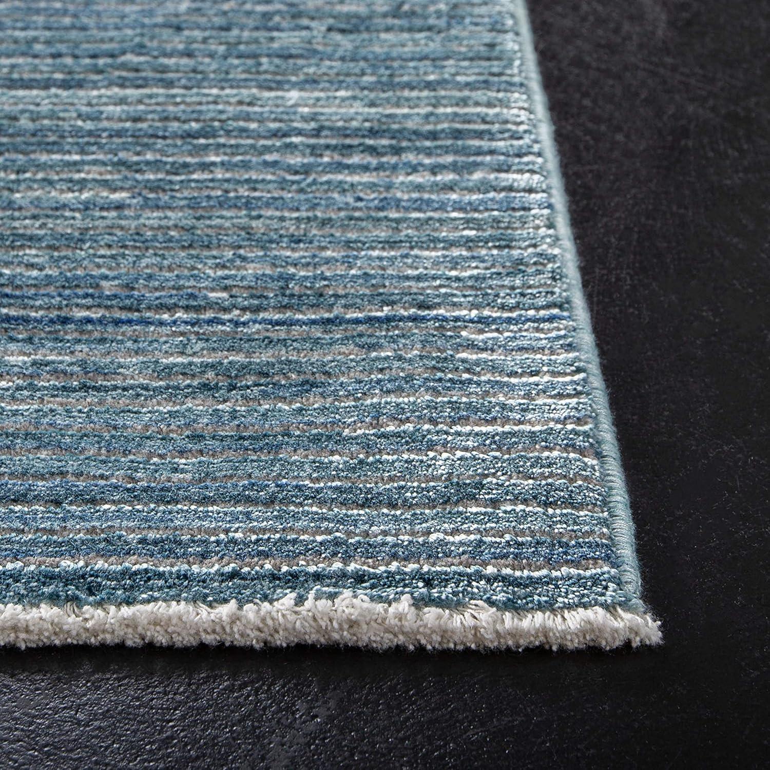 SAFAVIEH Dream Ethelyn Abstract Area Rug, Blue/Grey, 5' x 8'