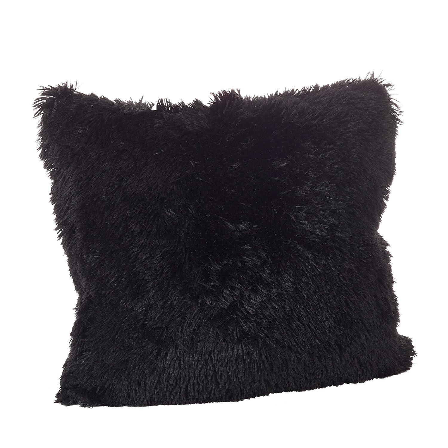 Juneau Faux Fur Throw Pillow