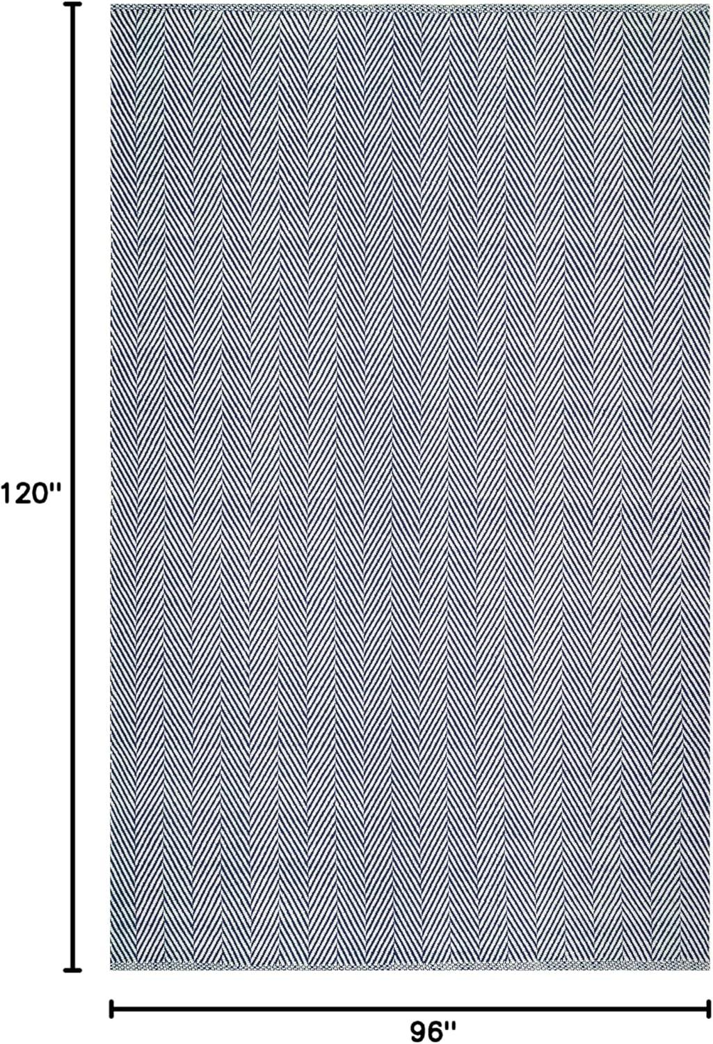 8'x10' Hand Loomed Kimberley Area Rug Navy - nuLOOM