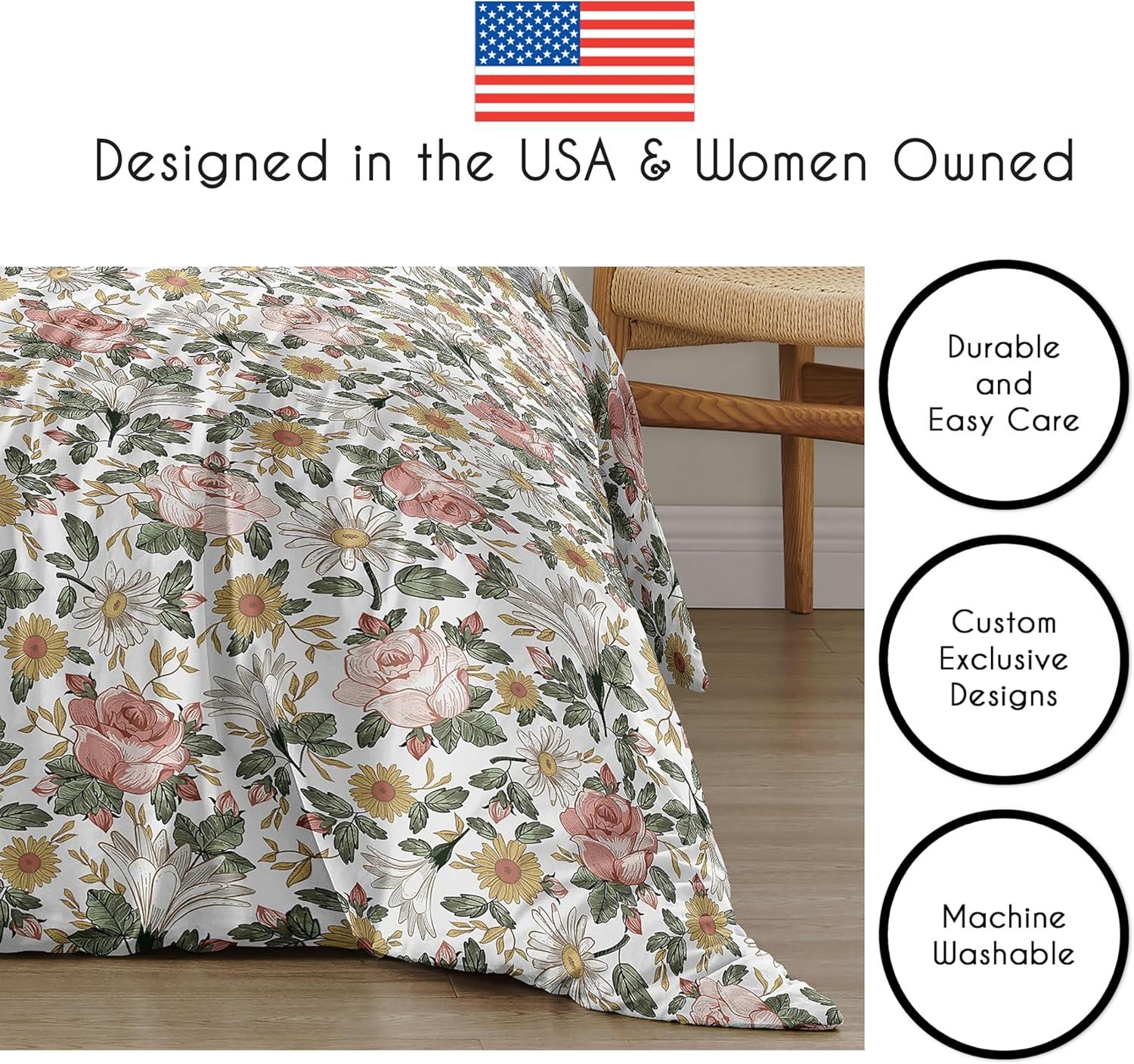 Sweet Jojo Designs Vintage Floral Comforter Set by Sweet Jojo Designs