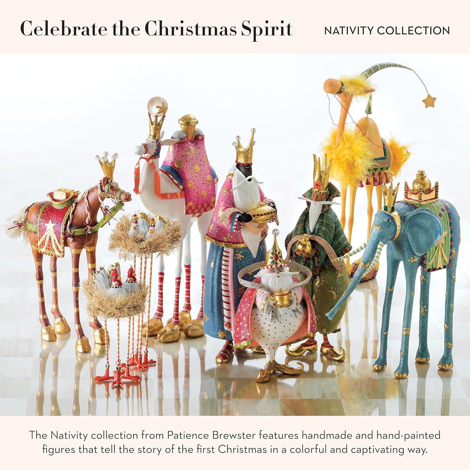 MacKenzie-Childs Patience Brewster Nativity Golda the Horse Figure