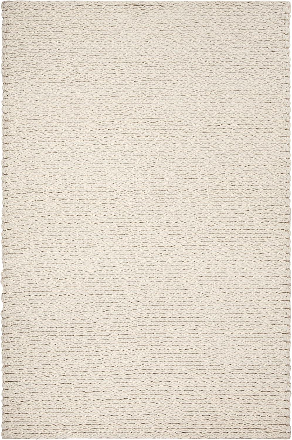 Gracie Oaks Martino Hand Woven Performance Solid Color Rug