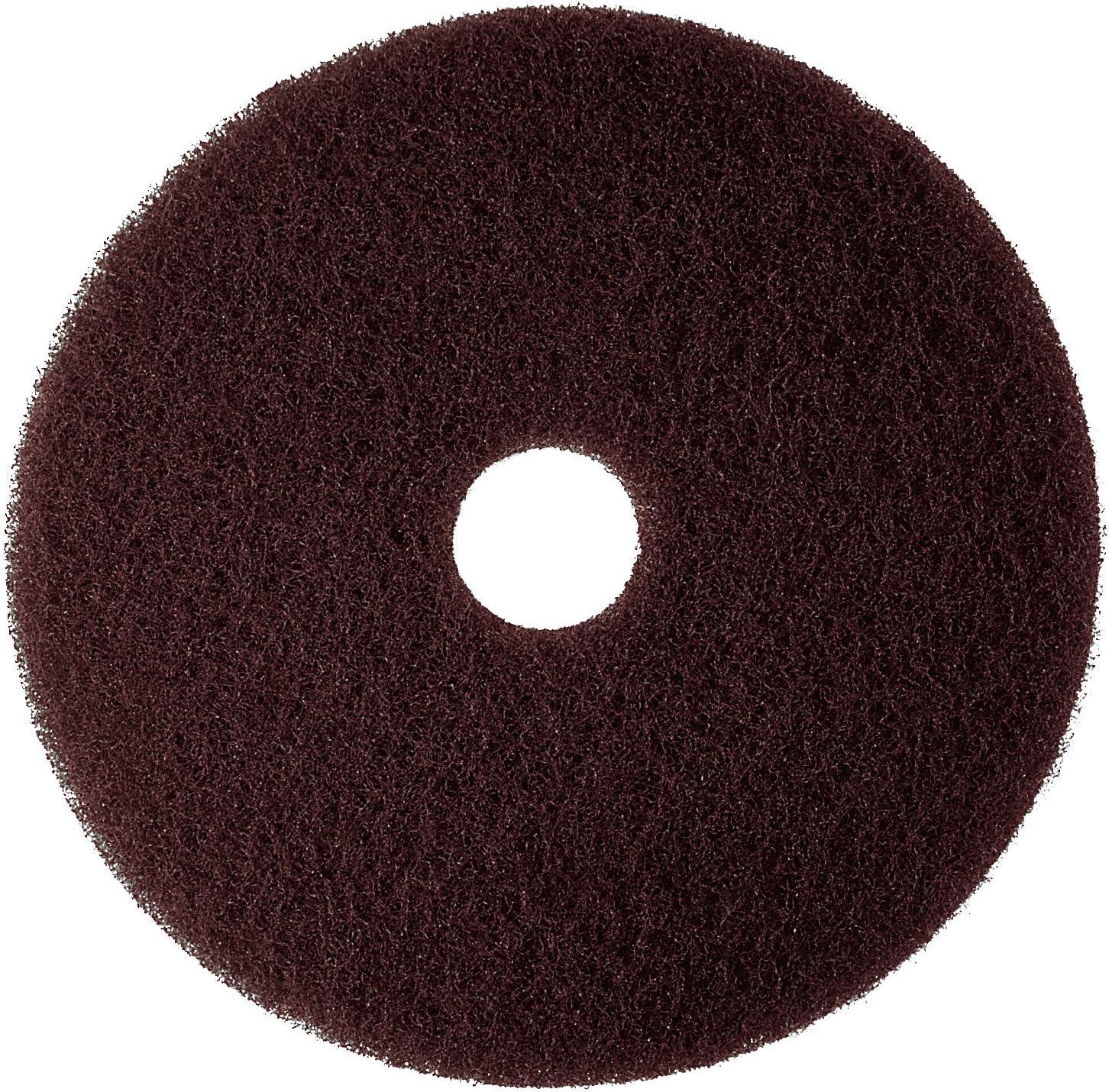 15-Inch Brown Nylon Round Stripping Pad