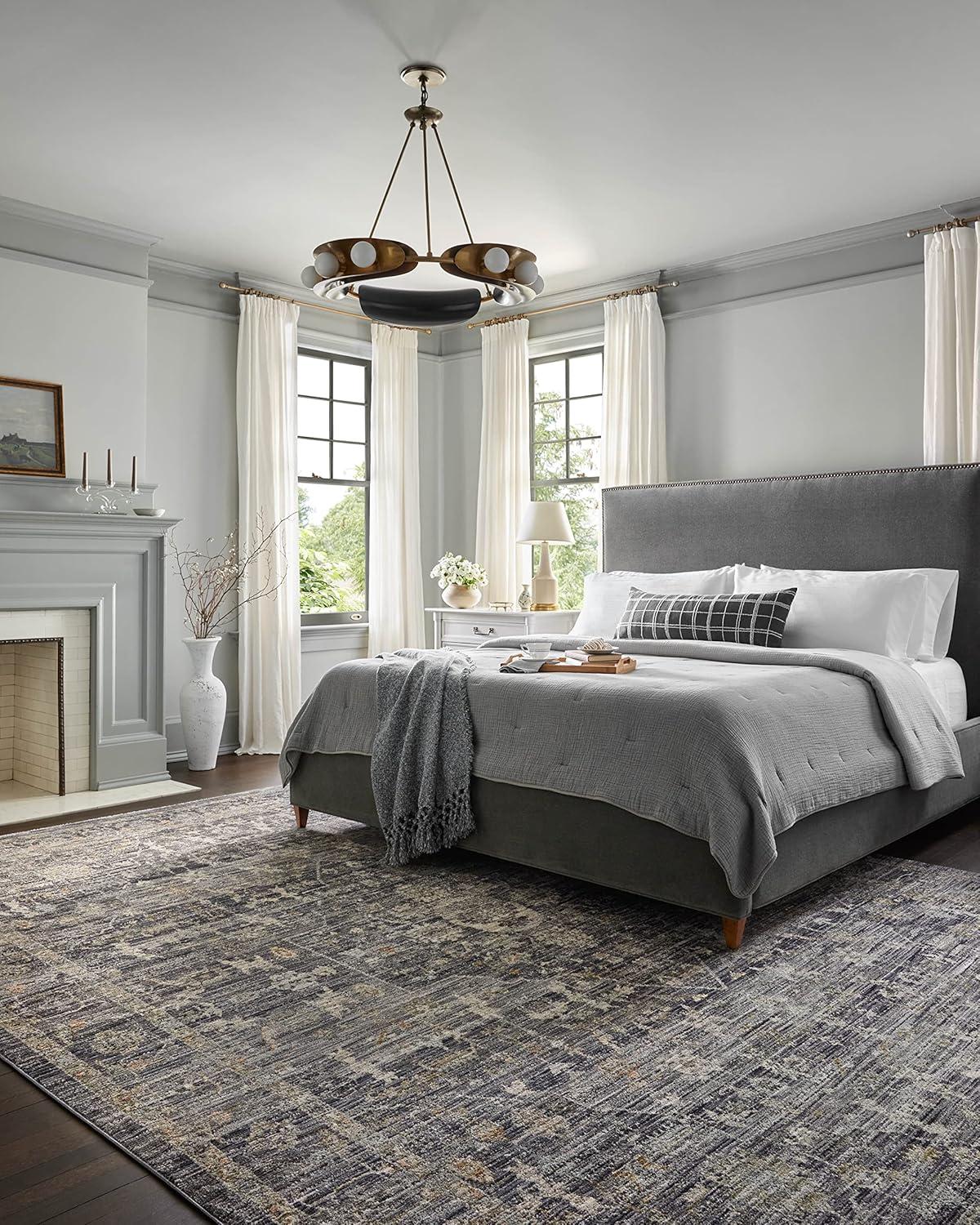 Jean Stoffer x Loloi Katherine Midnight / Tobacco Area Rug