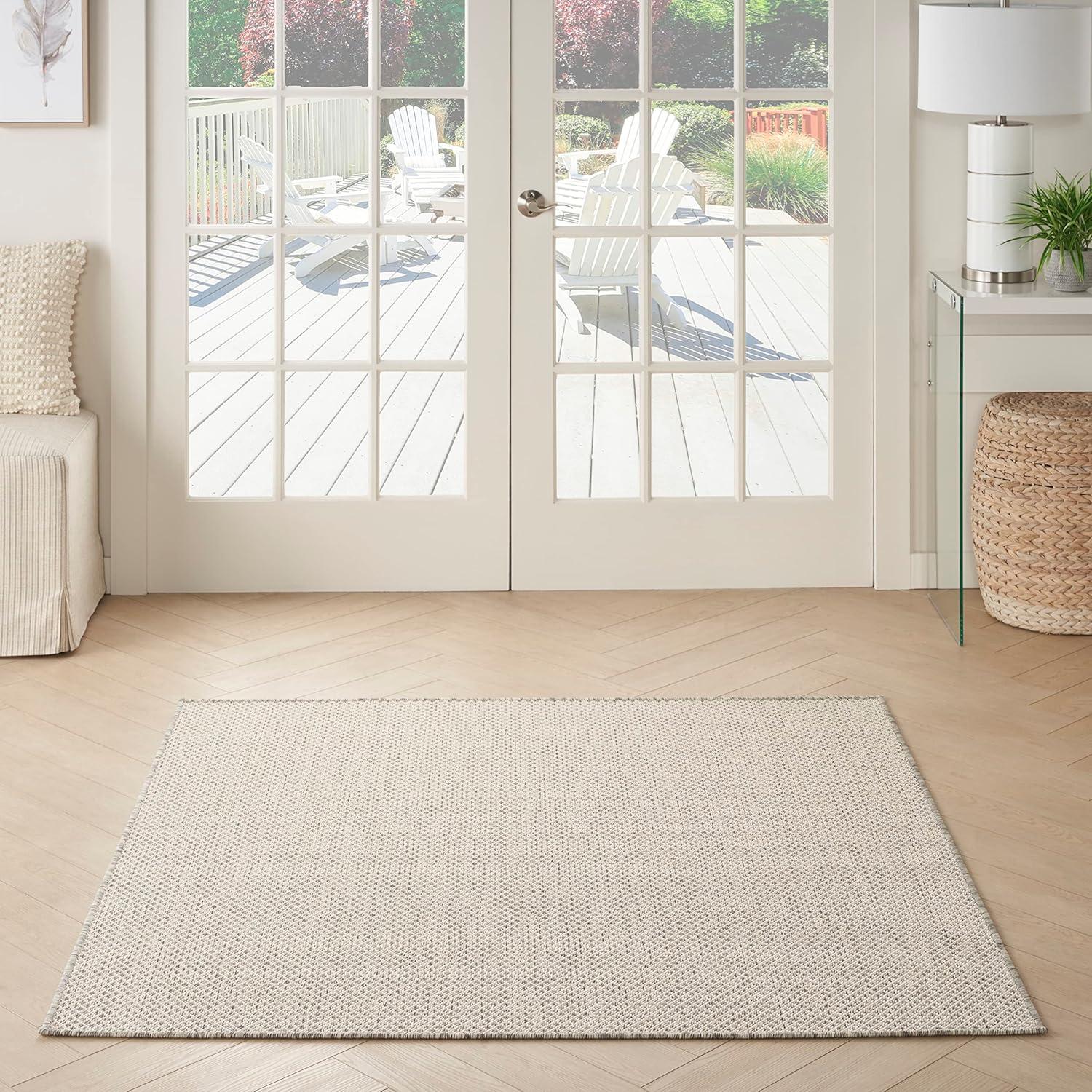 Nourison Courtyard Modern Easy Care Outdoor Rug