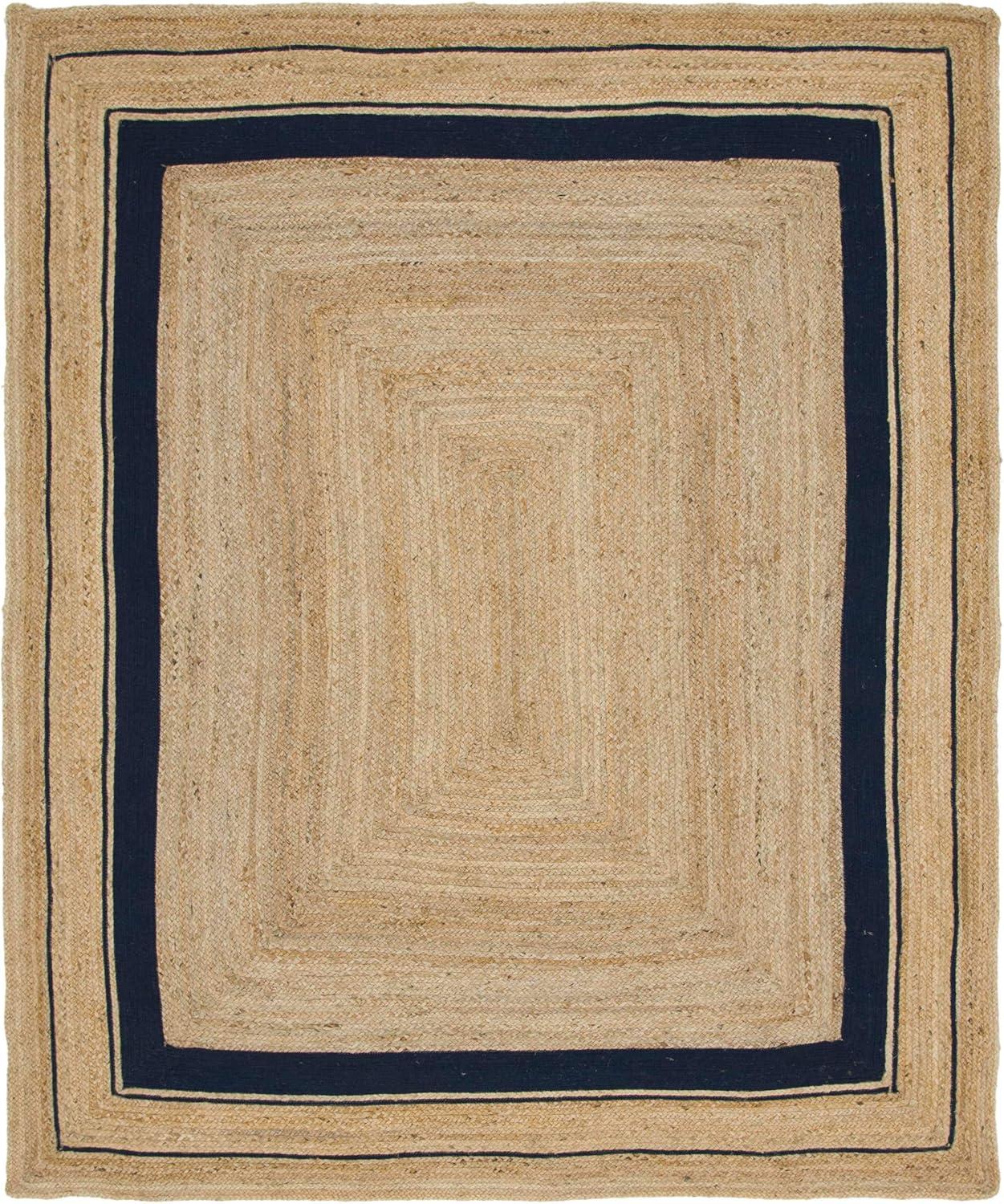Unique Loom 8' 0 x 10' 0 Gujarat Braided Jute Rectangle Area Rug