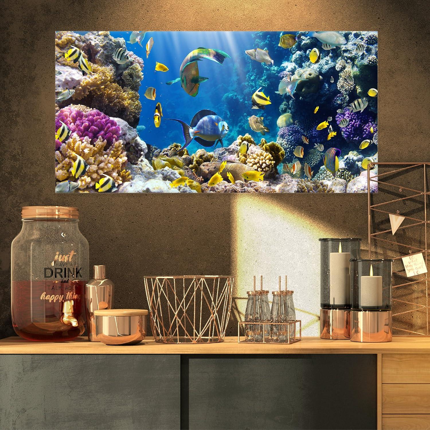East Urban Home " Fish In Coral Reef "