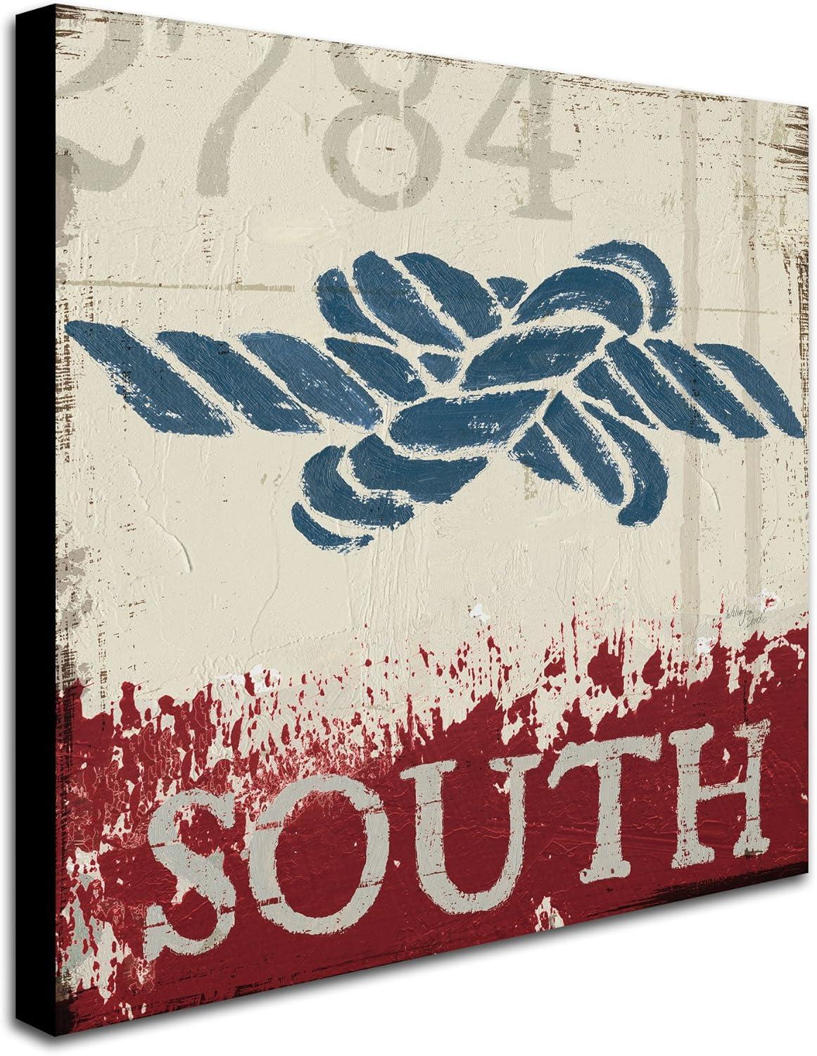 Trademark Fine Art 'Nautical II' by Wellington Studio Graphic Art on Wrapped Canvas