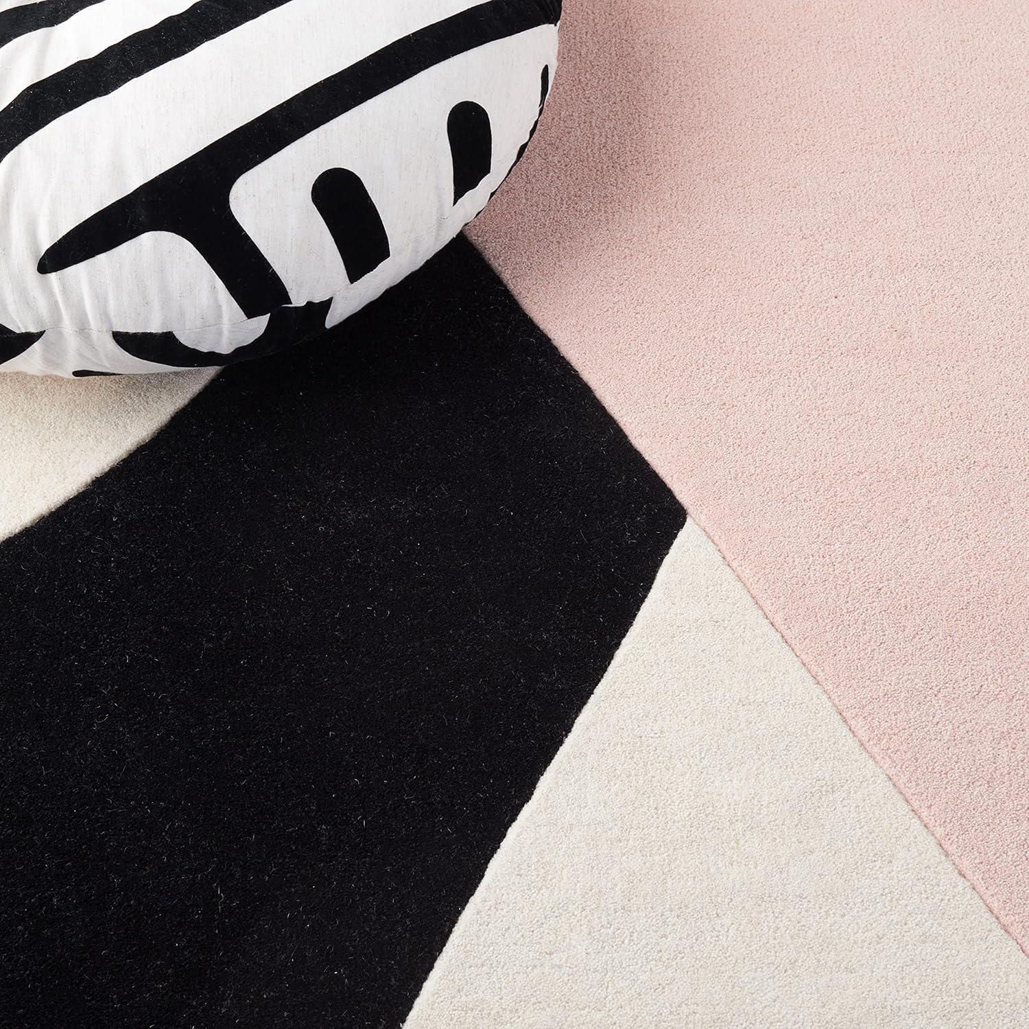 Rodeo Drive RD863 Hand Tufted Indoor Area Rug - 8'x10' - Ivory/Rust - Safavieh