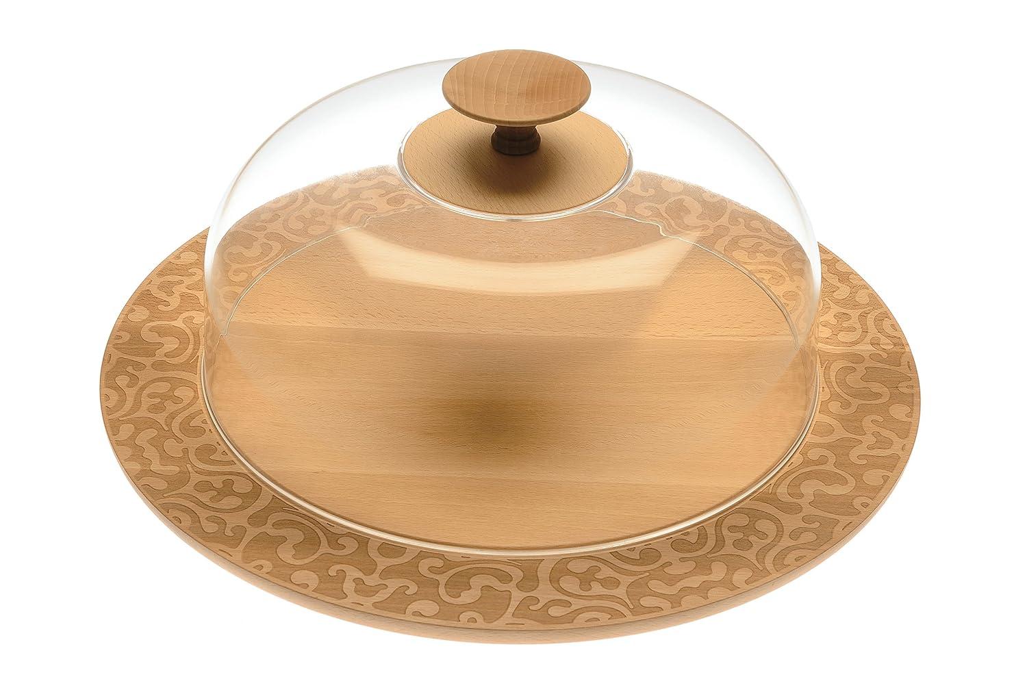 Alessi Dressed in Wood Domed Lid