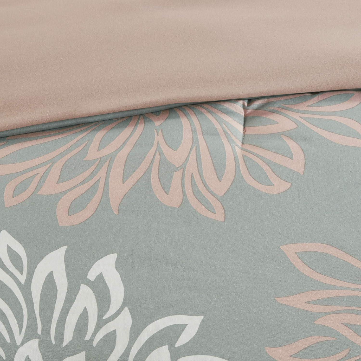 Maible Floral Comforter Set with Cotton Bed Sheets