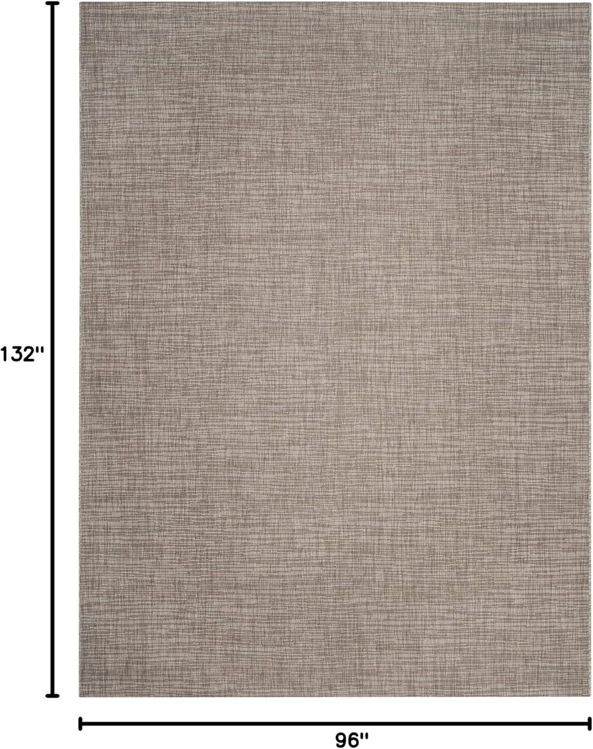 Courtyard CY8576 Power Loomed Indoor and Outdoor Area Rug - Light Brown - 8'x11' - Safavieh