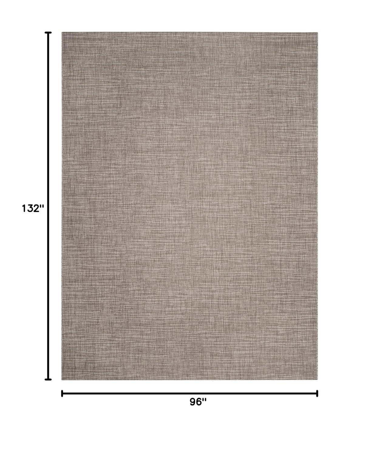 Courtyard CY8576 Power Loomed Indoor and Outdoor Area Rug - Light Brown - 8'x11' - Safavieh