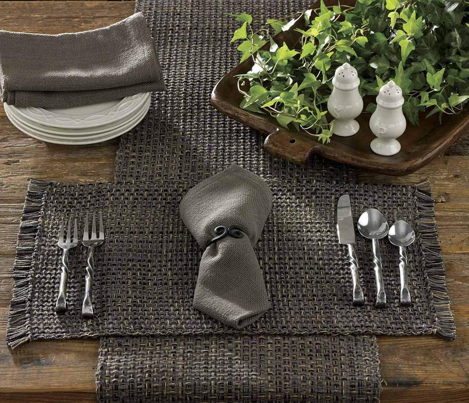 Park Designs Ginger Tweed Table Runner 13" X 36"