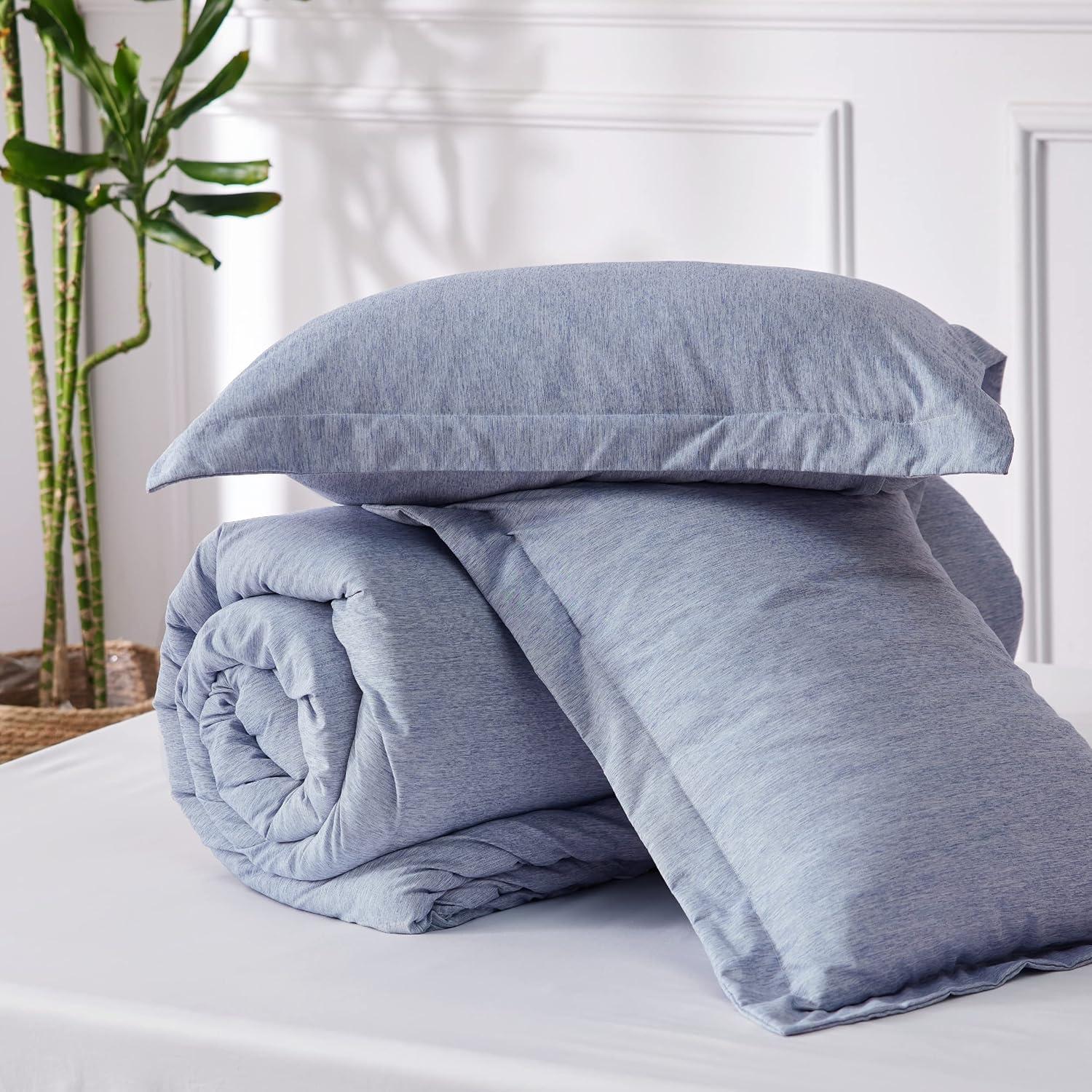 Bedsure Bedsure Cationic Dyed Comforter Set Dorm Bedding