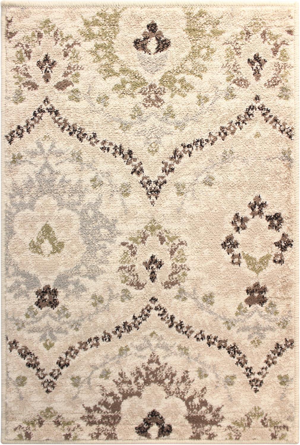 Superior Augusta Oriental Indoor Area Runner, 2' x 11', Beige-Brown