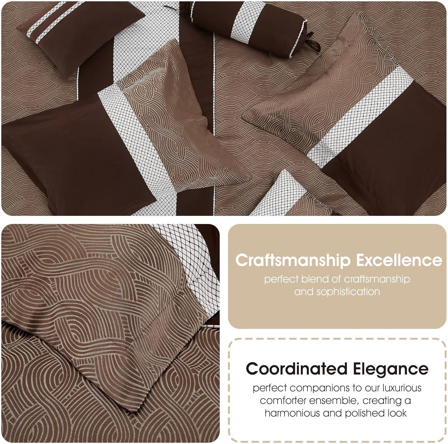 Nanshing America, Inc Angellyna 10 Piece Medallion Print Comforter Set