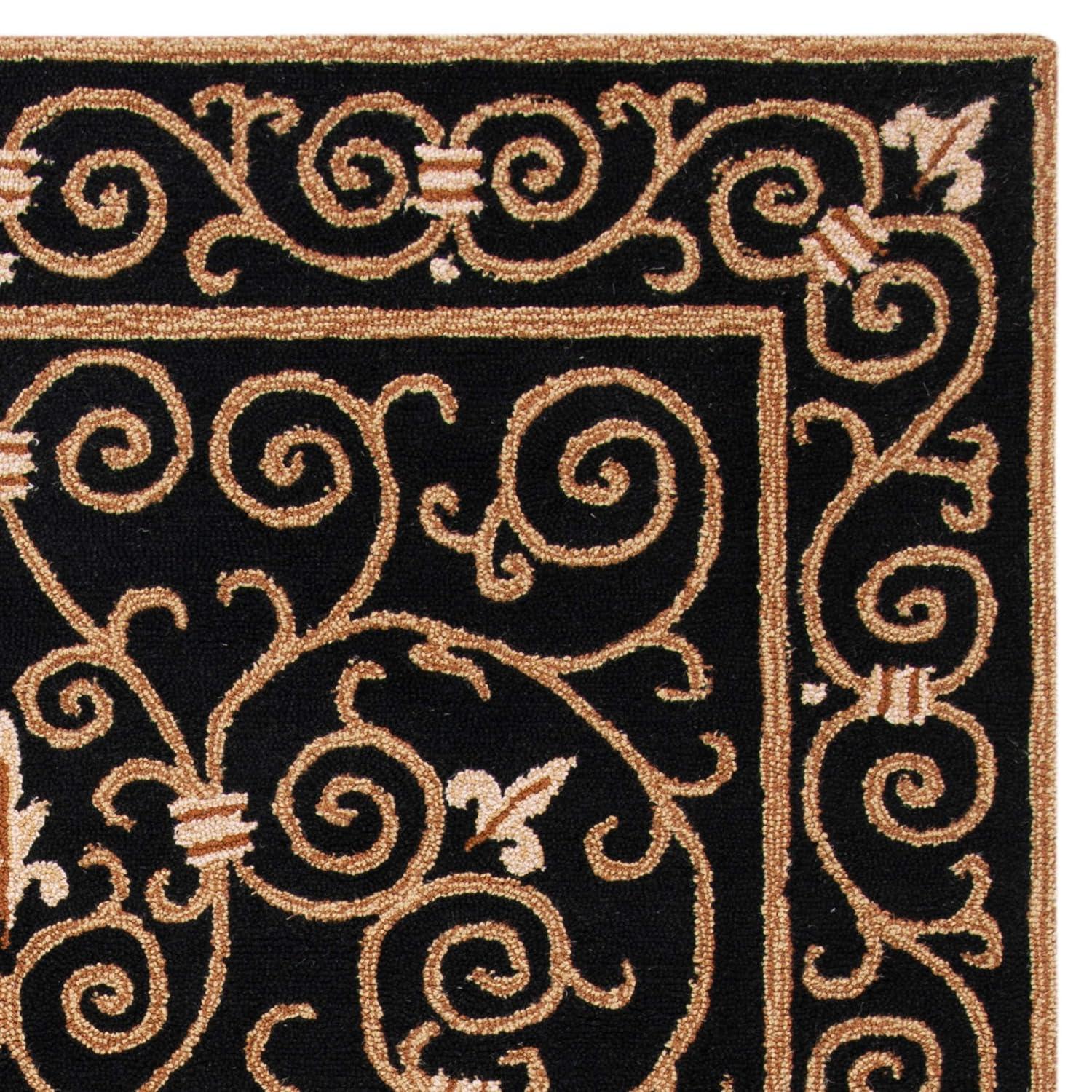 Chelsea HK11 Handmade Accent Rug - 2'6"x4' - Black - Safavieh