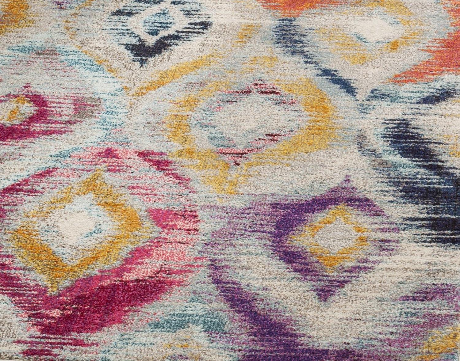Theresa Performance Geometric Rug