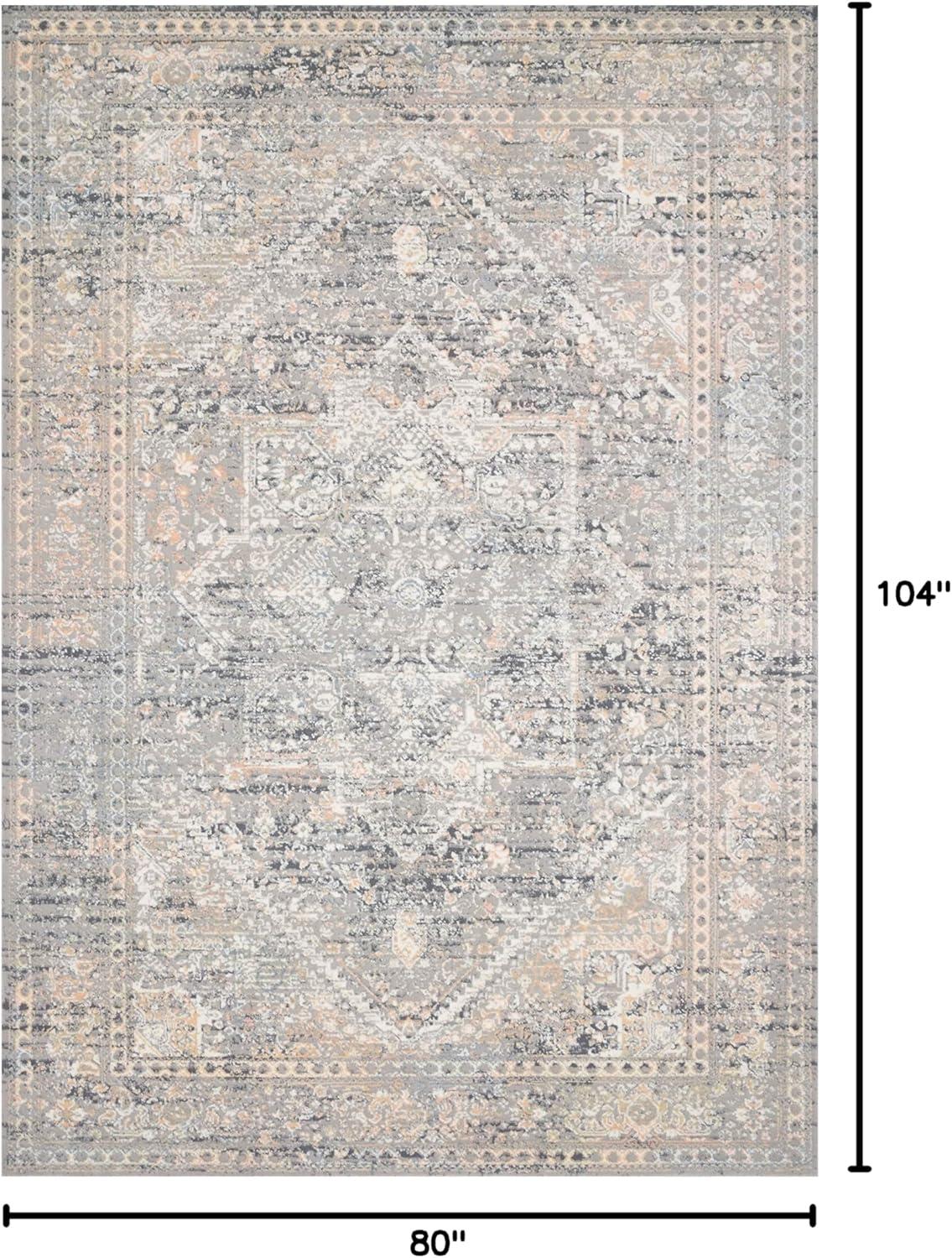 Loloi II Lucia Oriental Grey / Sunset Area Rug