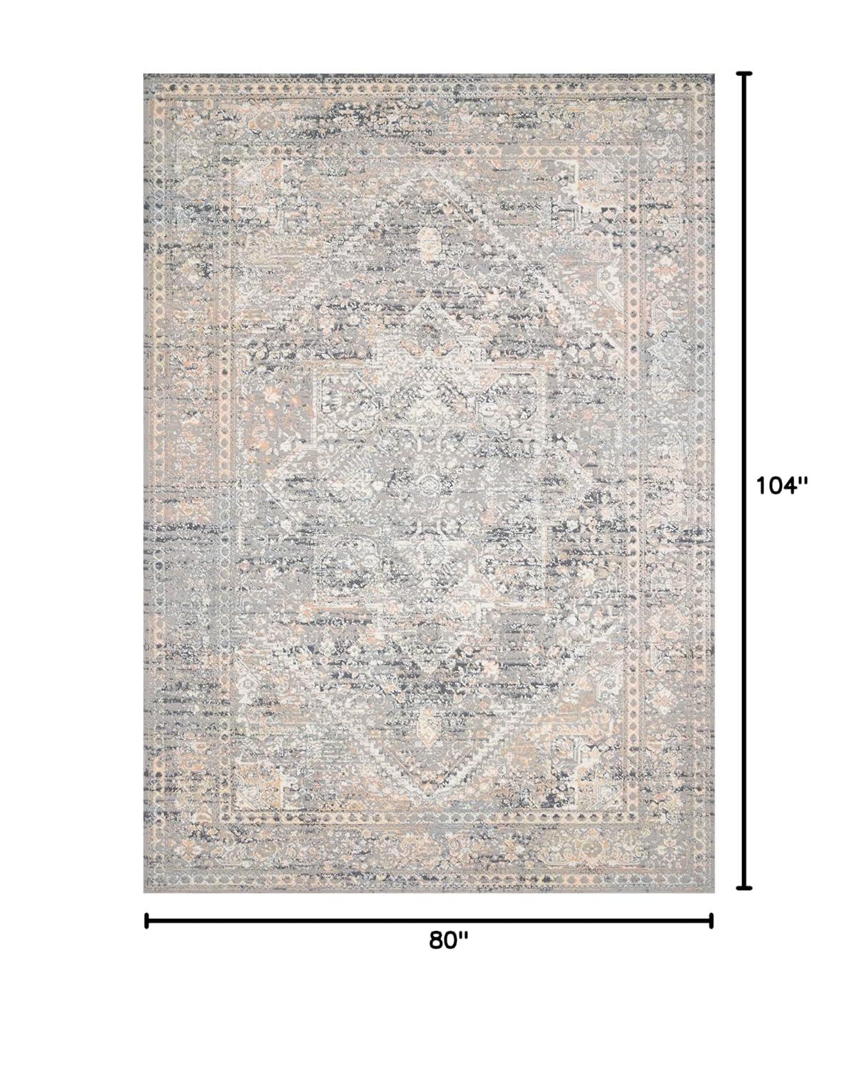 Loloi II Lucia Oriental Grey / Sunset Area Rug