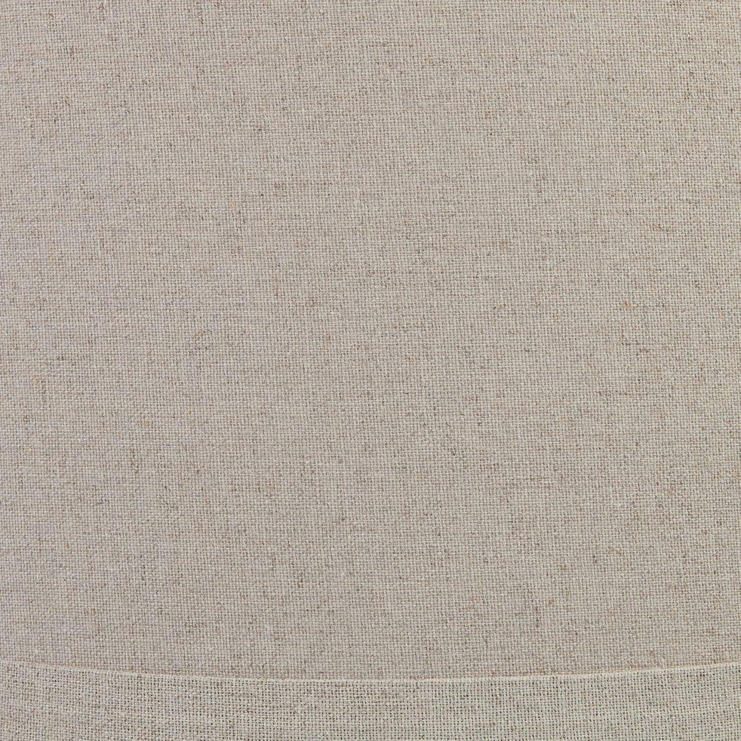 Springcrest Burlap Medium Drum Lamp Shade 14" Top x 16" Bottom x 11" High (Spider) Replacement with Harp and Finial