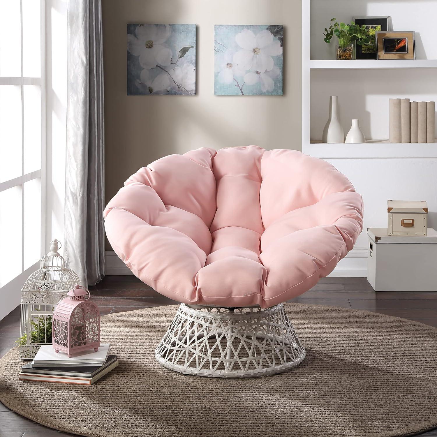 Bayou Breeze Papasan Chair with 360-Degree Swivel