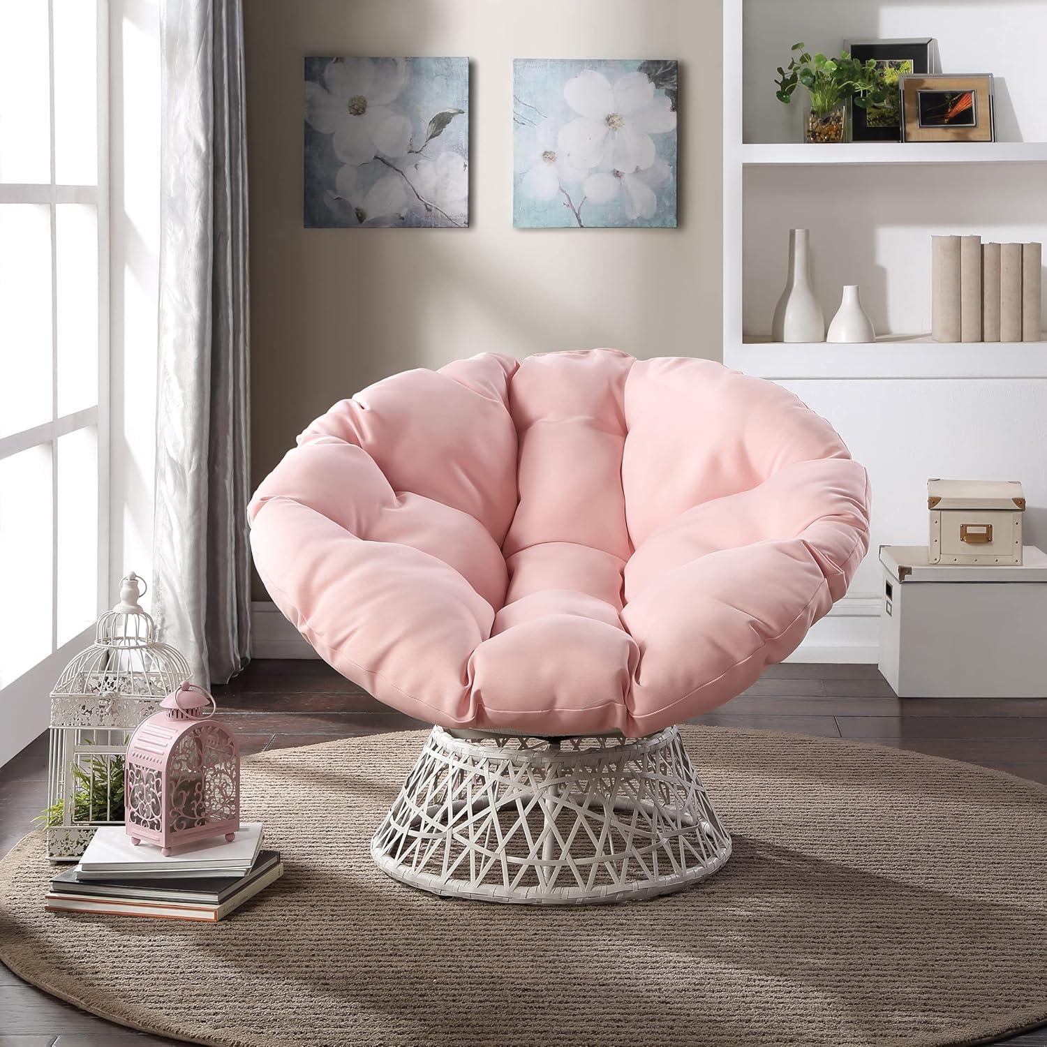 Bayou Breeze Papasan Chair with 360-Degree Swivel