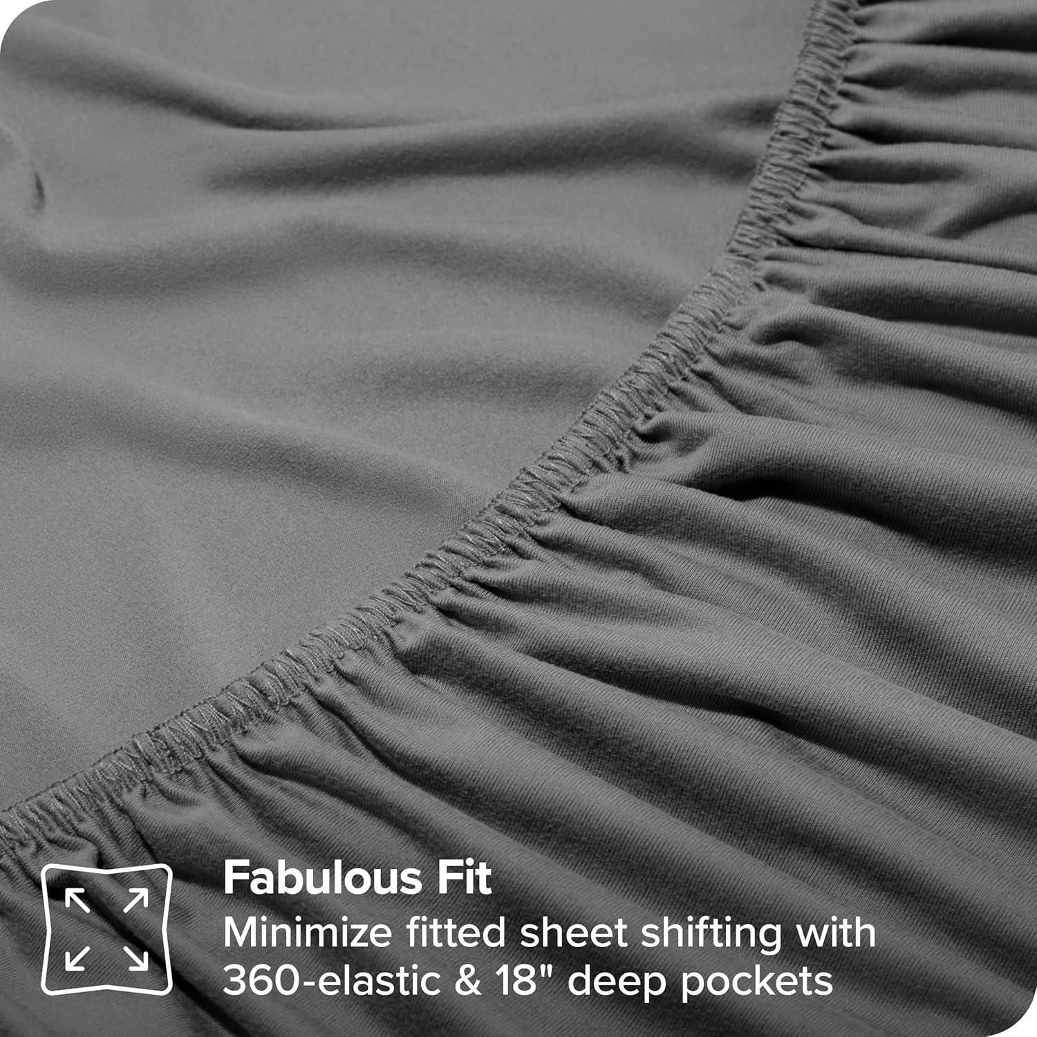 Bare Home Microfiber Stretch Sheet Set