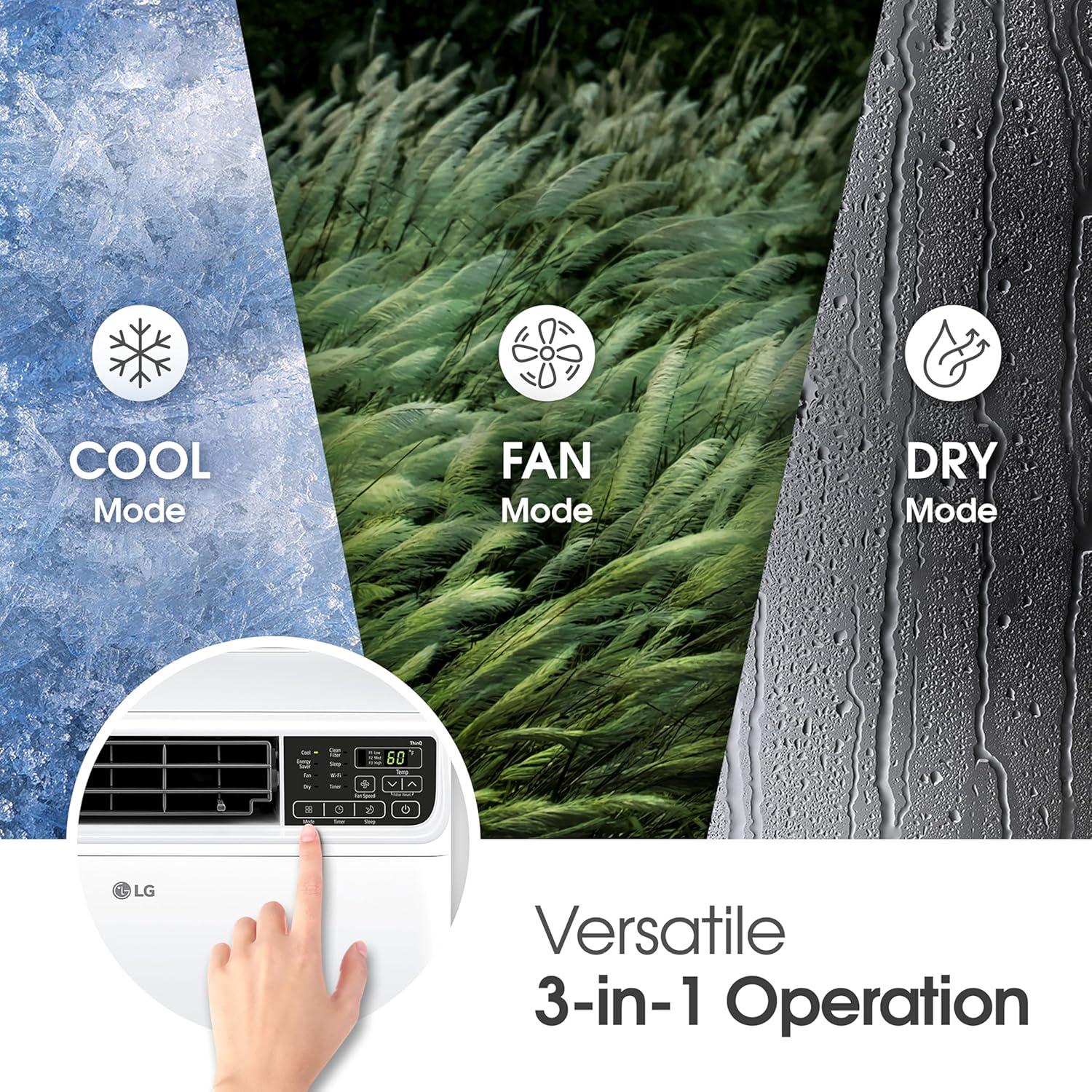 LG LG 10,000 BTU Dual Inverter Smart Window Air Conditioner