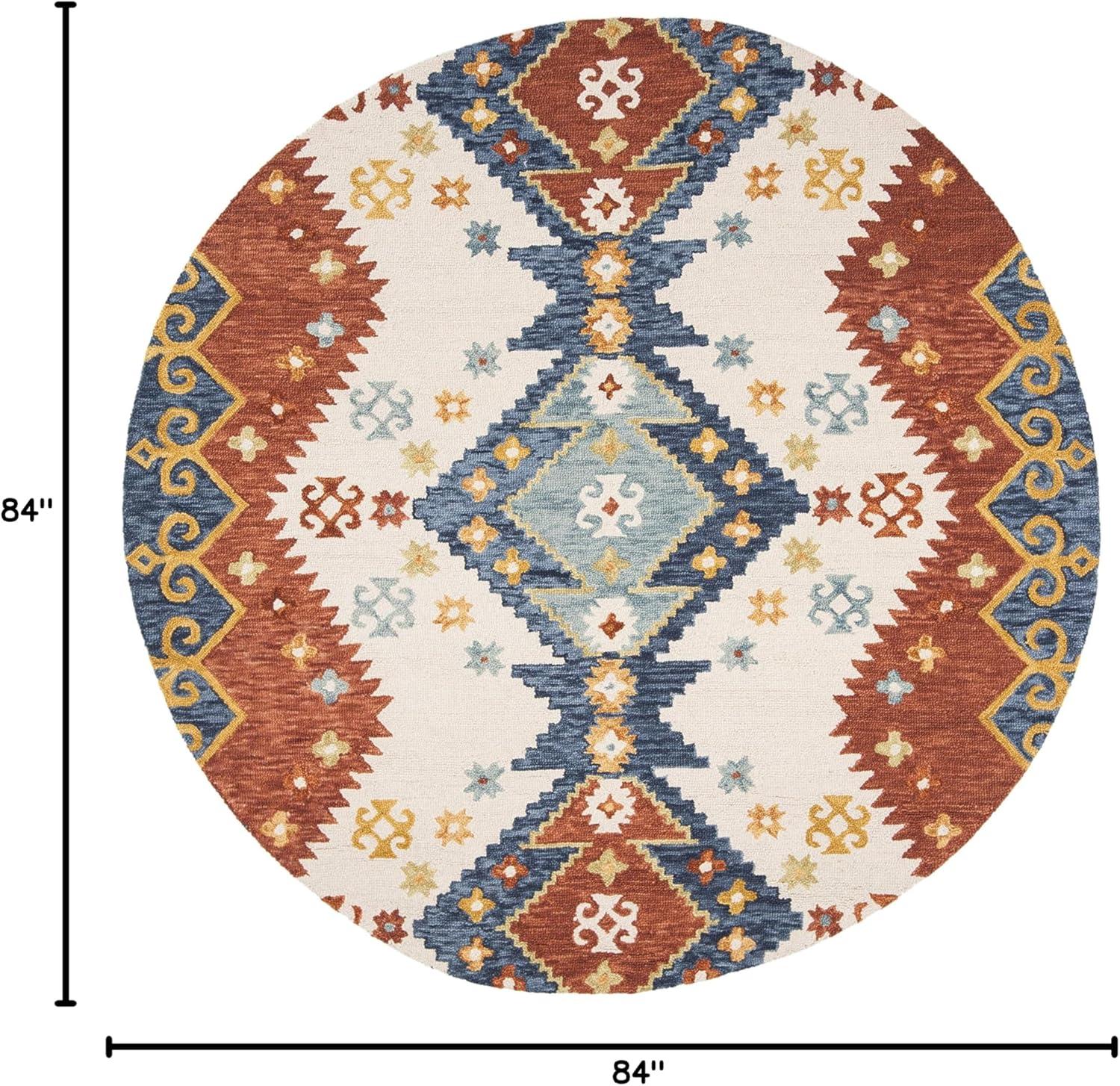 Union Rustic Deyoung Hand Tufted 0.8 Wool, 0.1 Cotton, 0.1 Latex Southwestern Rug