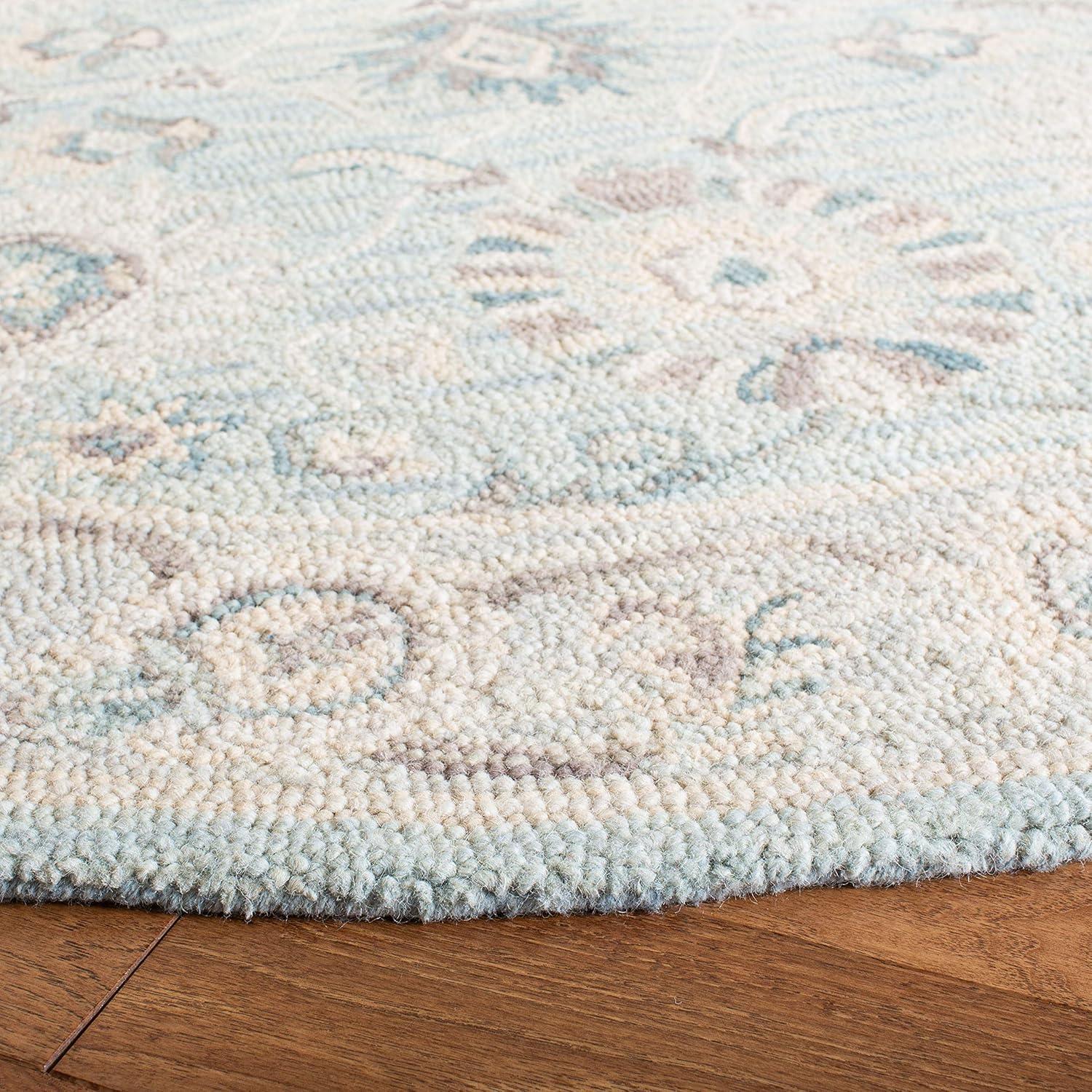 Blossom BLM702 Hand Tufted Area Rug - Grey/Multi - 5'x8' - Safavieh.