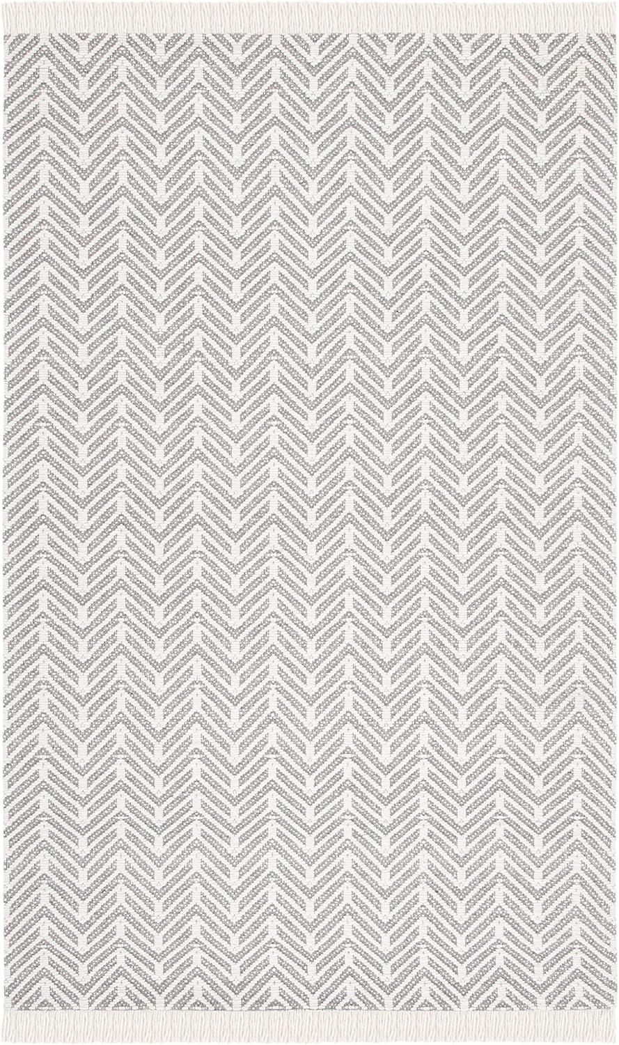 Natura NAT402 Hand Woven Area Rug - Grey/Ivory - 8'x10' - Safavieh.