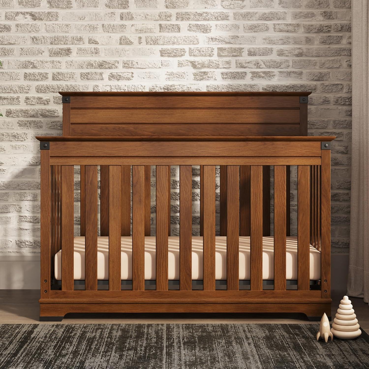 Coach Cherry 4-in-1 Convertible Wood Crib