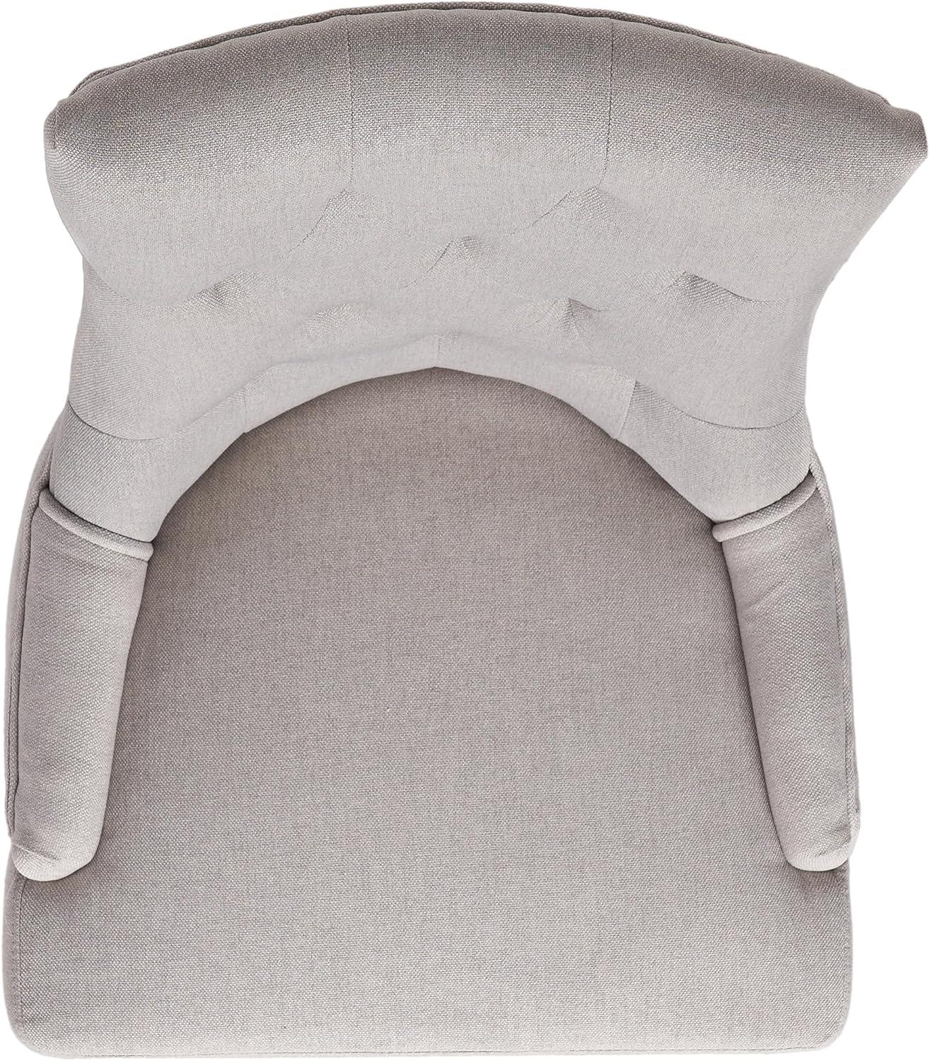 Christopher Knight Home Maggie Contemporary Tufted Armless Dining Chairs (Set of 2), Light Gray/Fabric