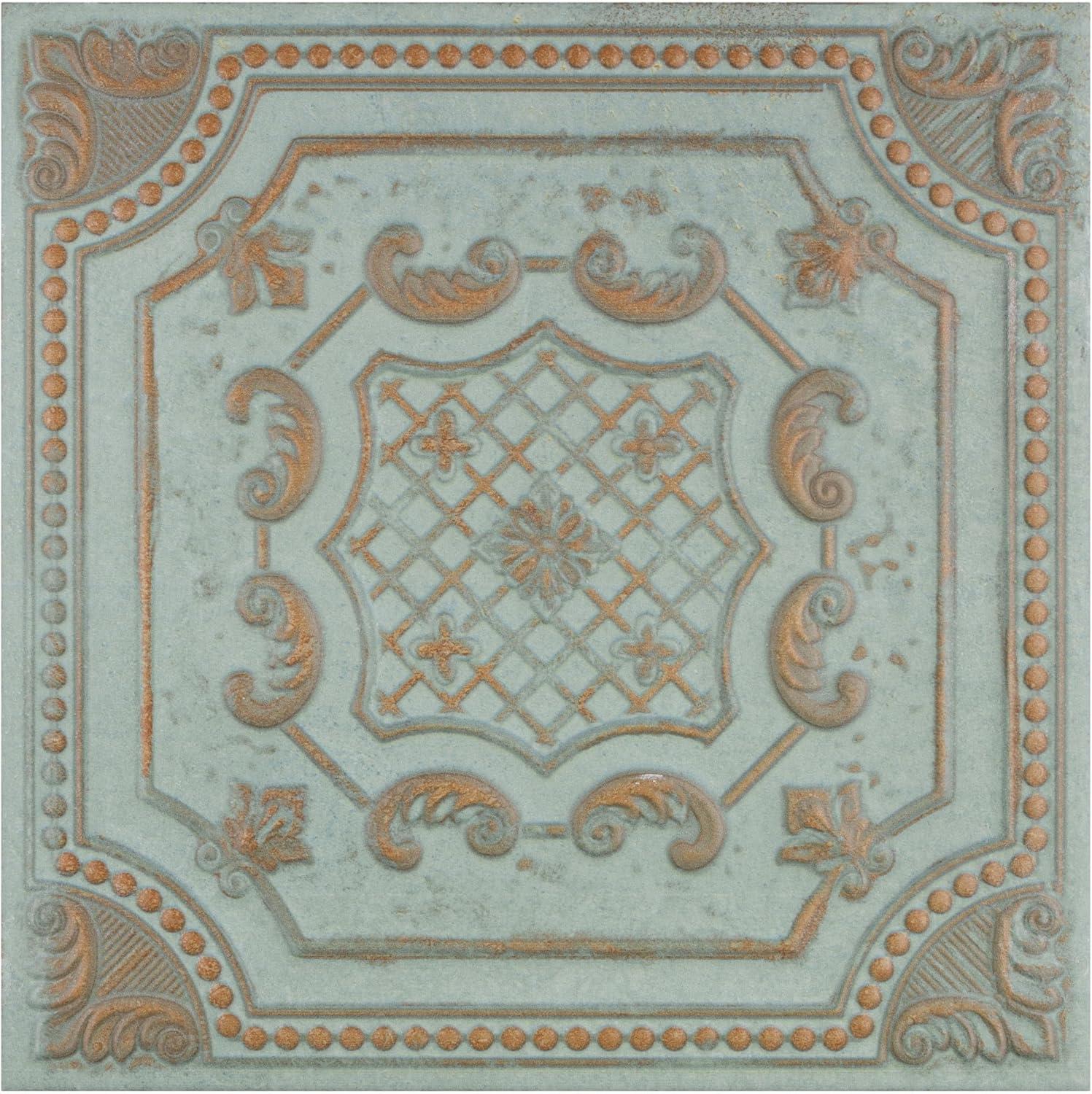 Fitz 8" x 8" Ceramic Patterned Wall Tile