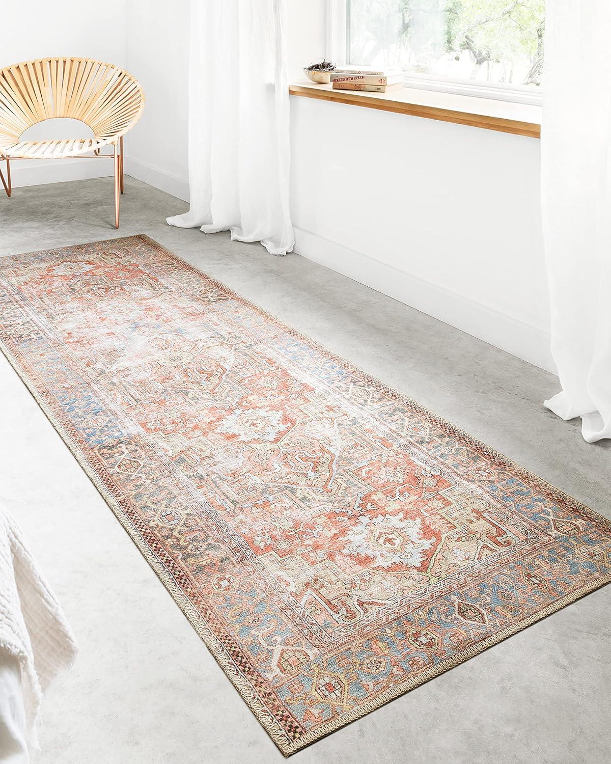 Skye Oriental Terracotta Area Rug