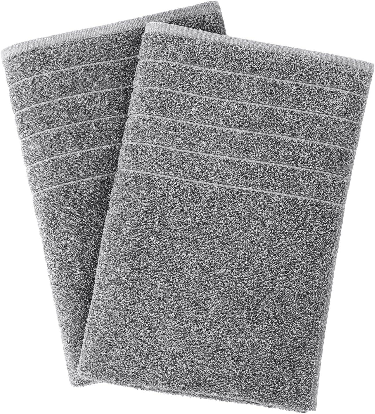 Casa Platino Bath Sheet 2 Pack - Large Bath Towels, Soft Cotton Bath Sheets, Quick Dry & Oversized, 36"x72", Ideal for Spa Days at Home - Ultimate Grey