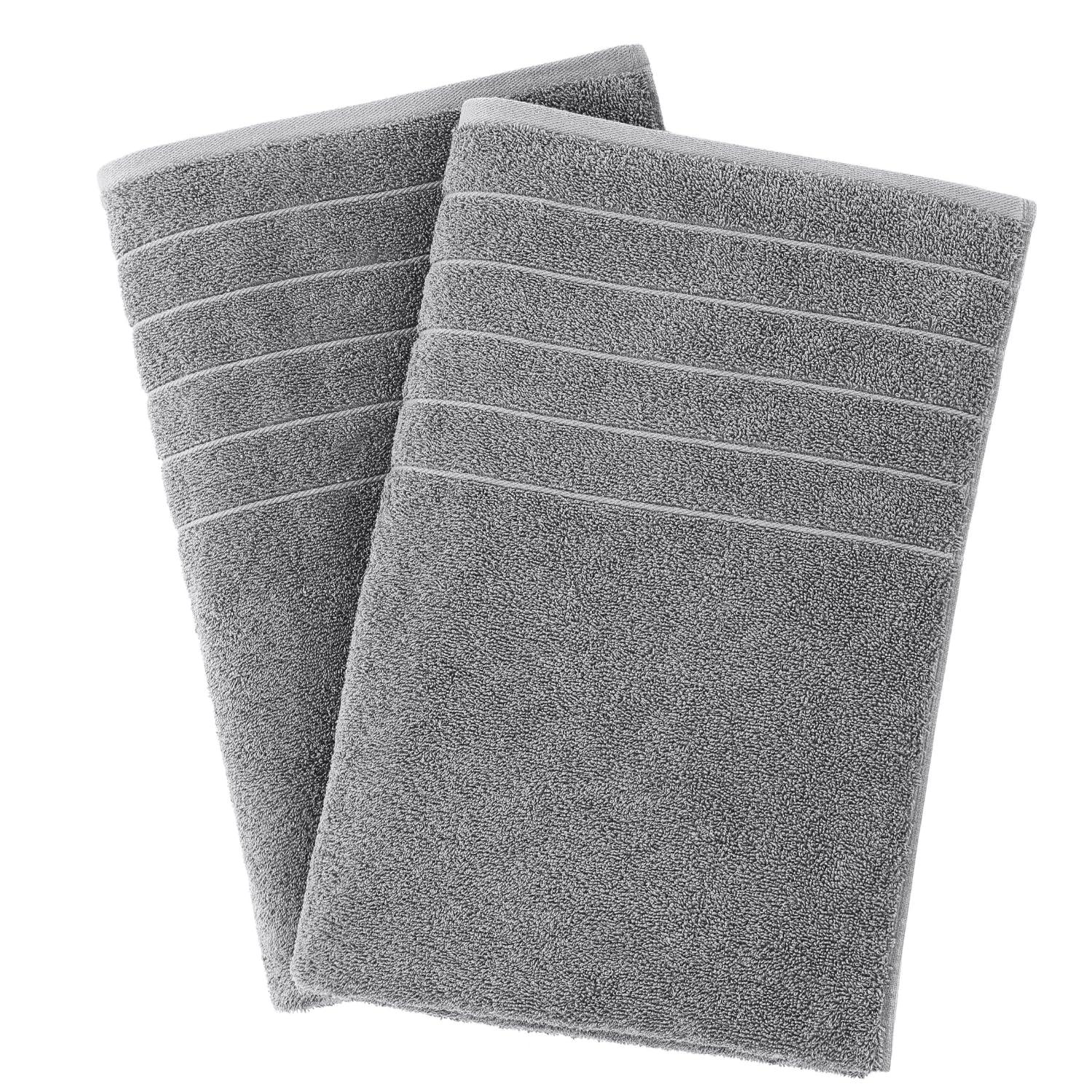 Casa Platino Bath Sheet 2 Pack - Large Bath Towels, Soft Cotton Bath Sheets, Quick Dry & Oversized, 36"x72", Ideal for Spa Days at Home - Ultimate Grey