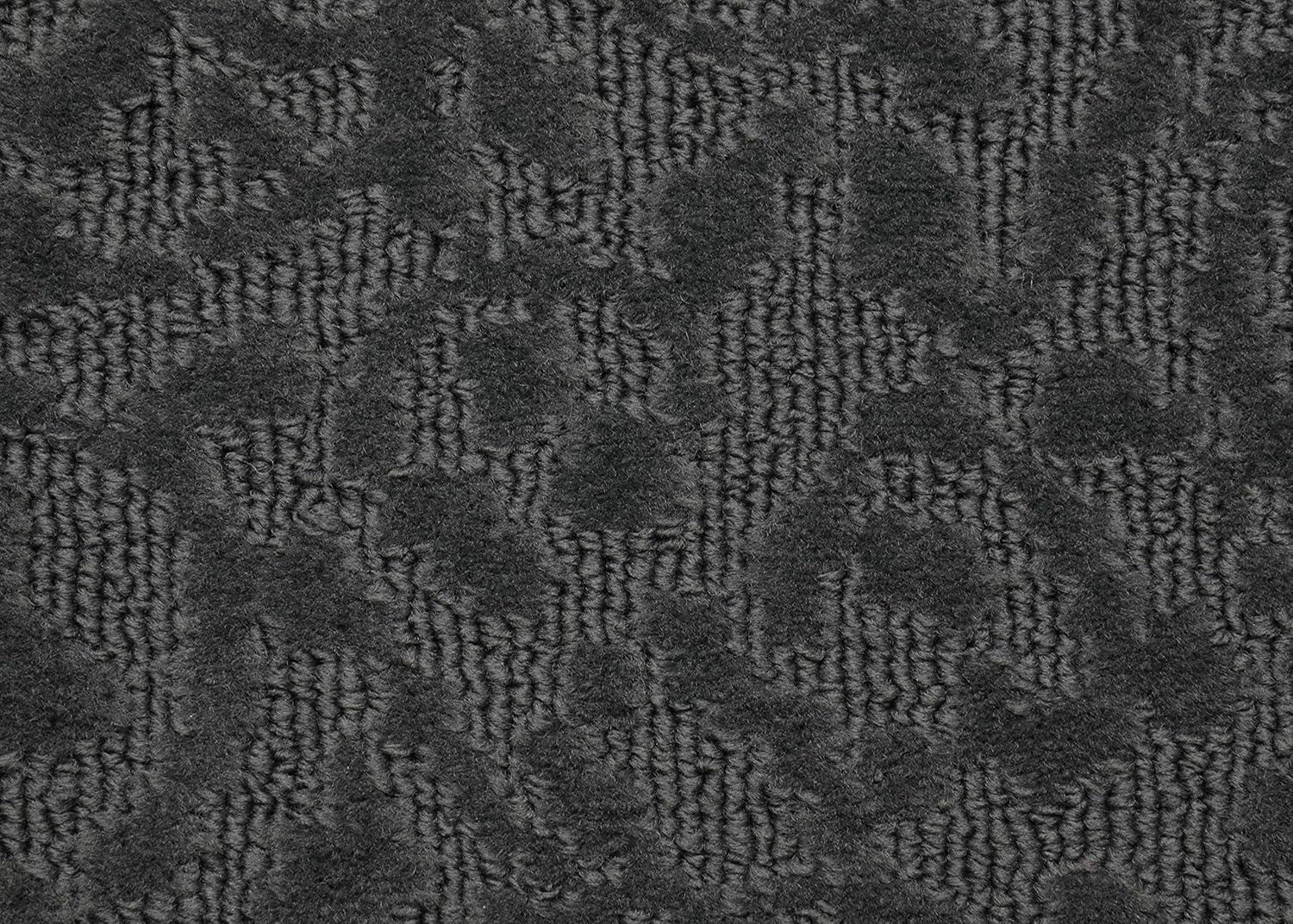 Garland Rug Ivy 9' x 12' Polypropylene Area Rug in Cinder Gray