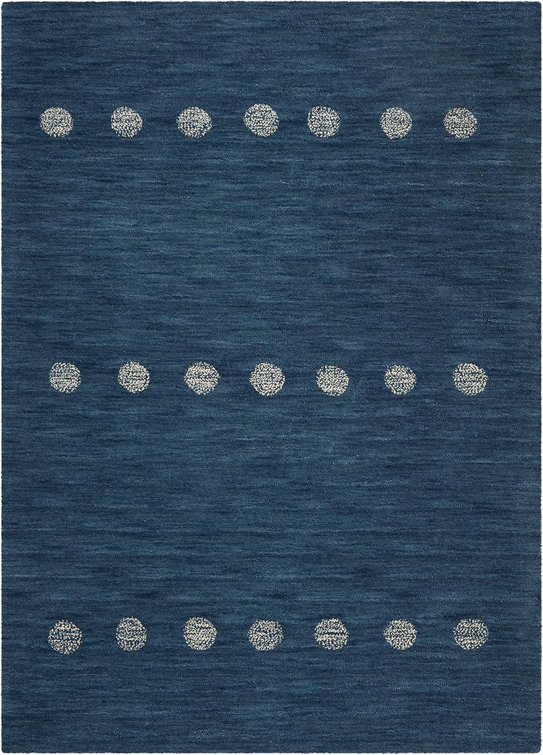 Himalaya HIM590 Hand Loomed Area Rug - Blue - 4'x6' - Safavieh.