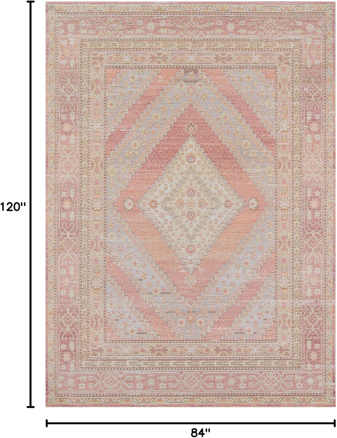 Isabella Seren Shapes Geometric Loomed Accent Rug - Momeni