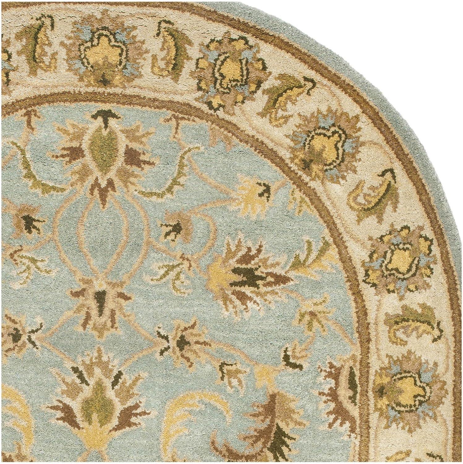 Heritage HG913 Hand Tufted Area Rug - Light Blue/Beige - 7'6"x9'6" - Safavieh.