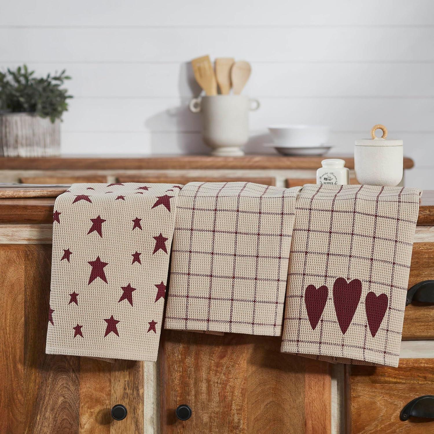 Foundry Select Laga Plaid Tea Towel Kitchen Towel (Set of 3)