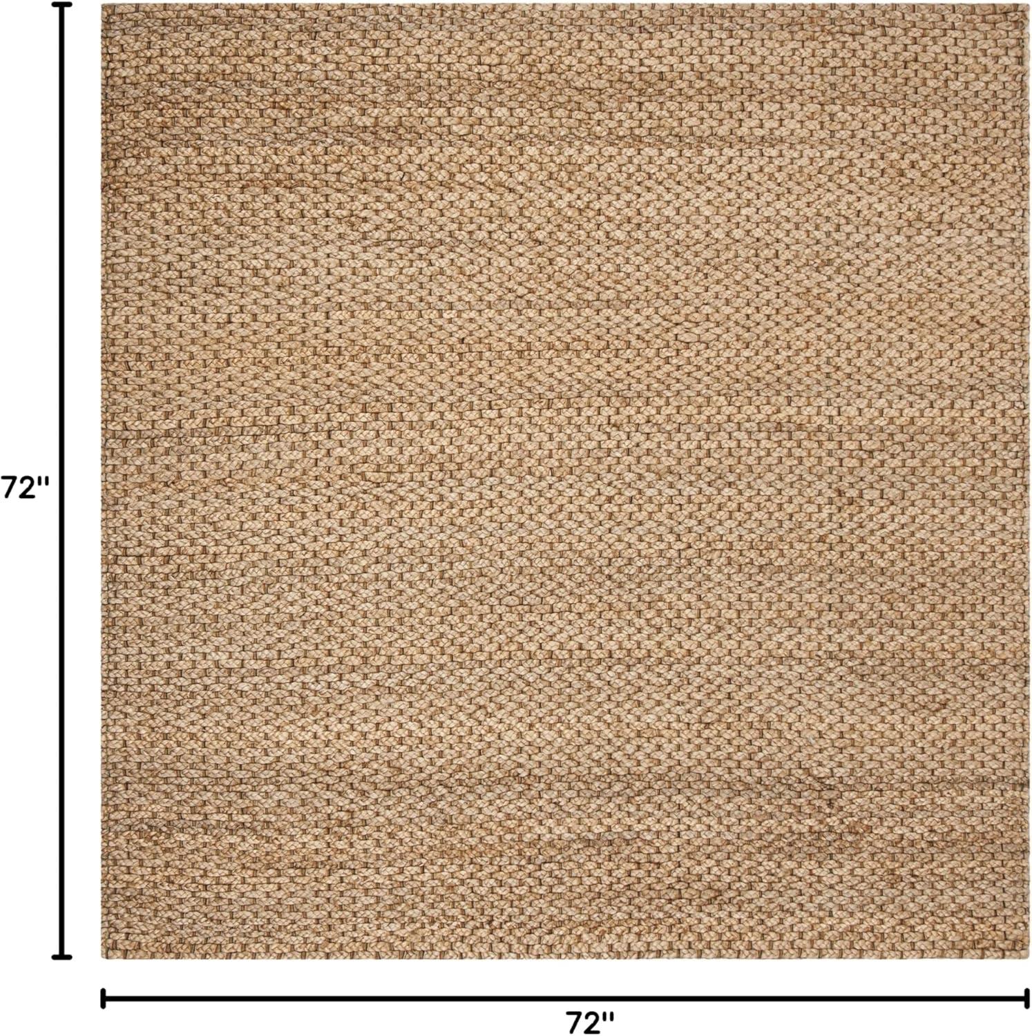 Natural Fiber NF402 Handmade Indoor Area Rug - Natural - 6'x6' - Safavieh