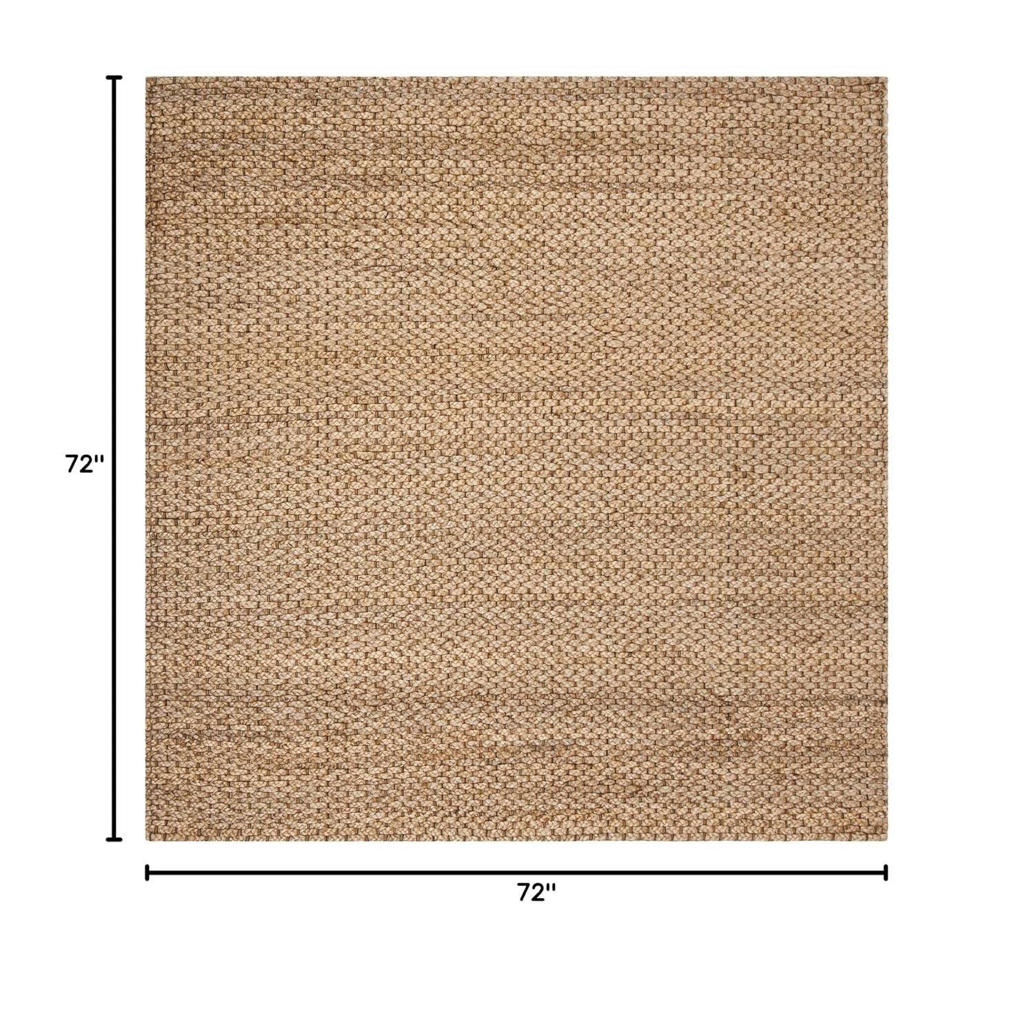 Natural Fiber NF402 Handmade Indoor Area Rug - Natural - 6'x6' - Safavieh