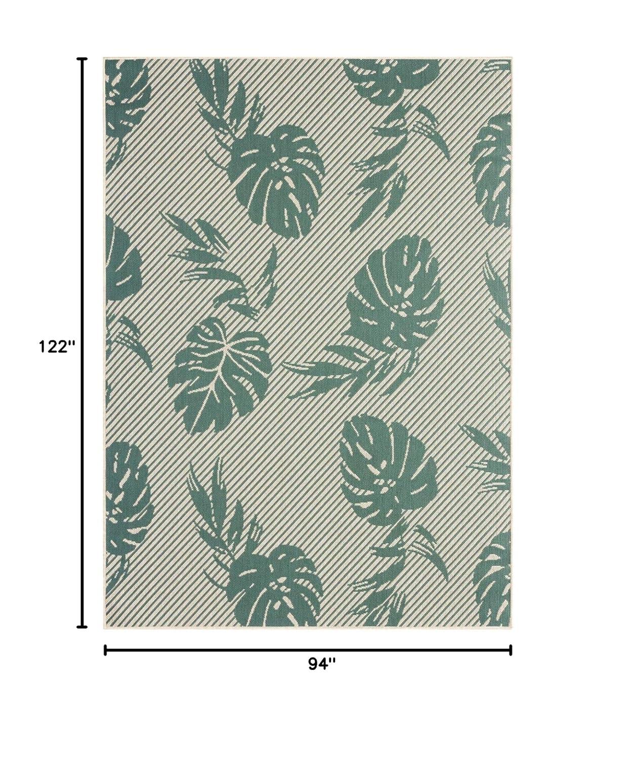 Tommy Bahama Palm Coastal Indoor/Outdoor Area Rug, Beige/Green