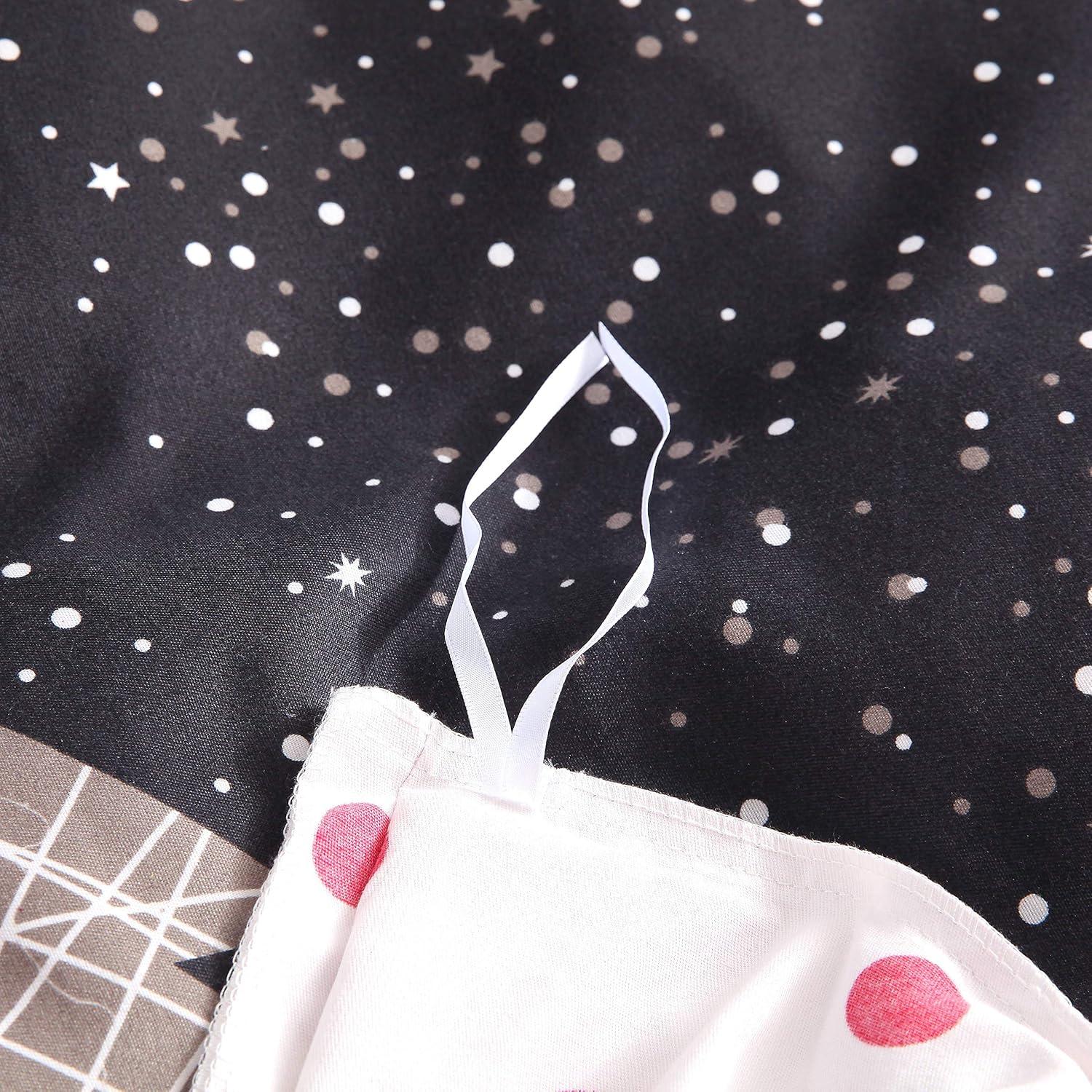 Swanson Beddings Christmas 3pc Duvet Bedding Set: Duvet Cover and Two Pillow Shams (Queen) (NO comforter included)