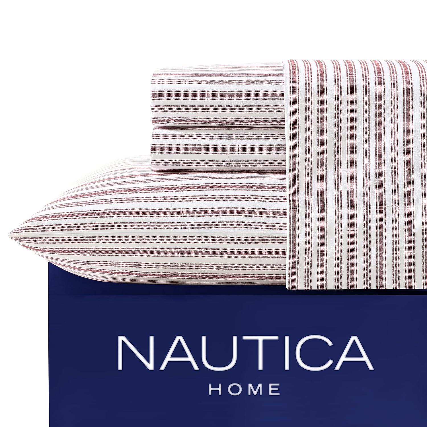 Nautica Nautica Printed Cotton Percale Sheet Sets