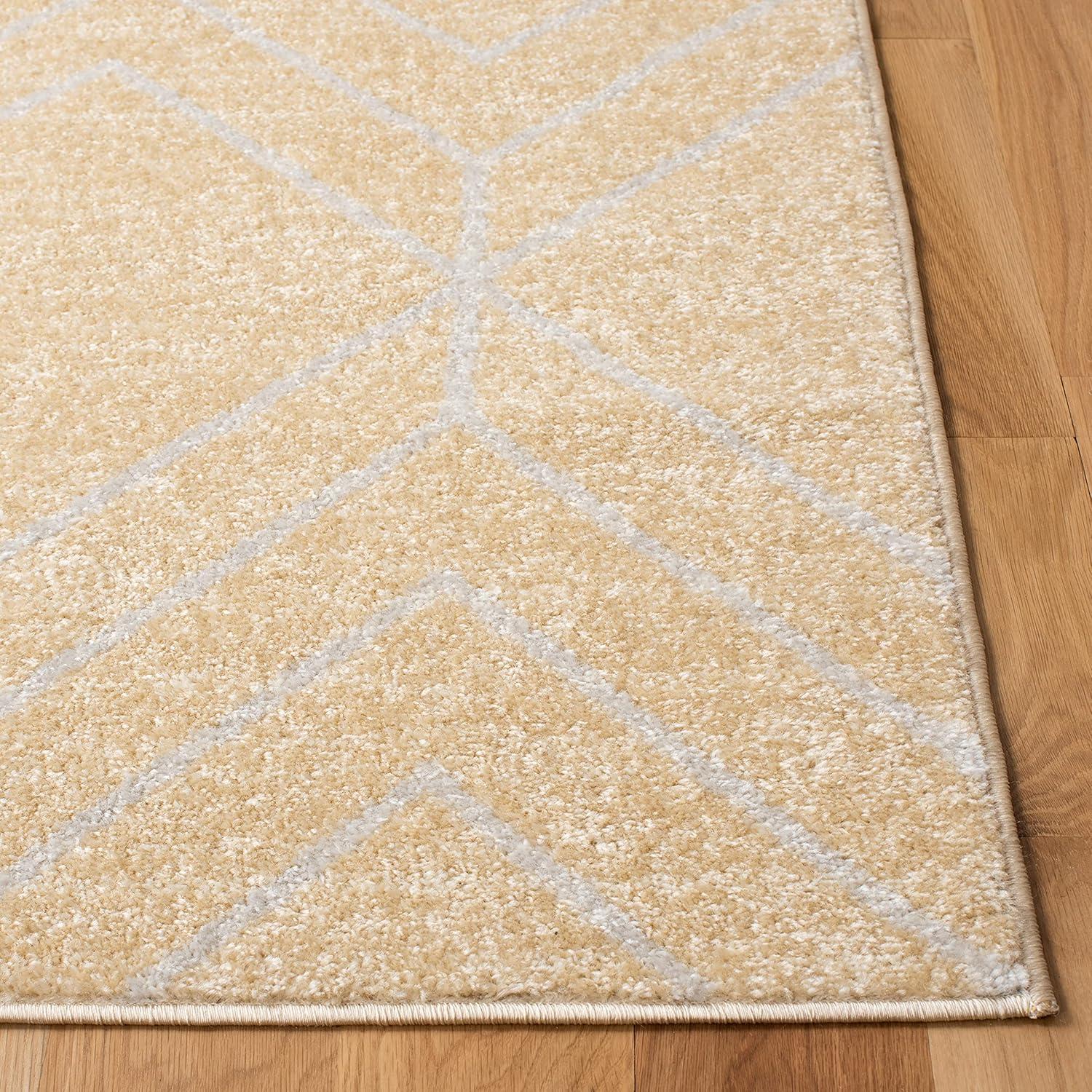 Adirondack ADR241 Machine Made Indoor Area Rug - Gold/Light Grey - 9'x12' - Safavieh